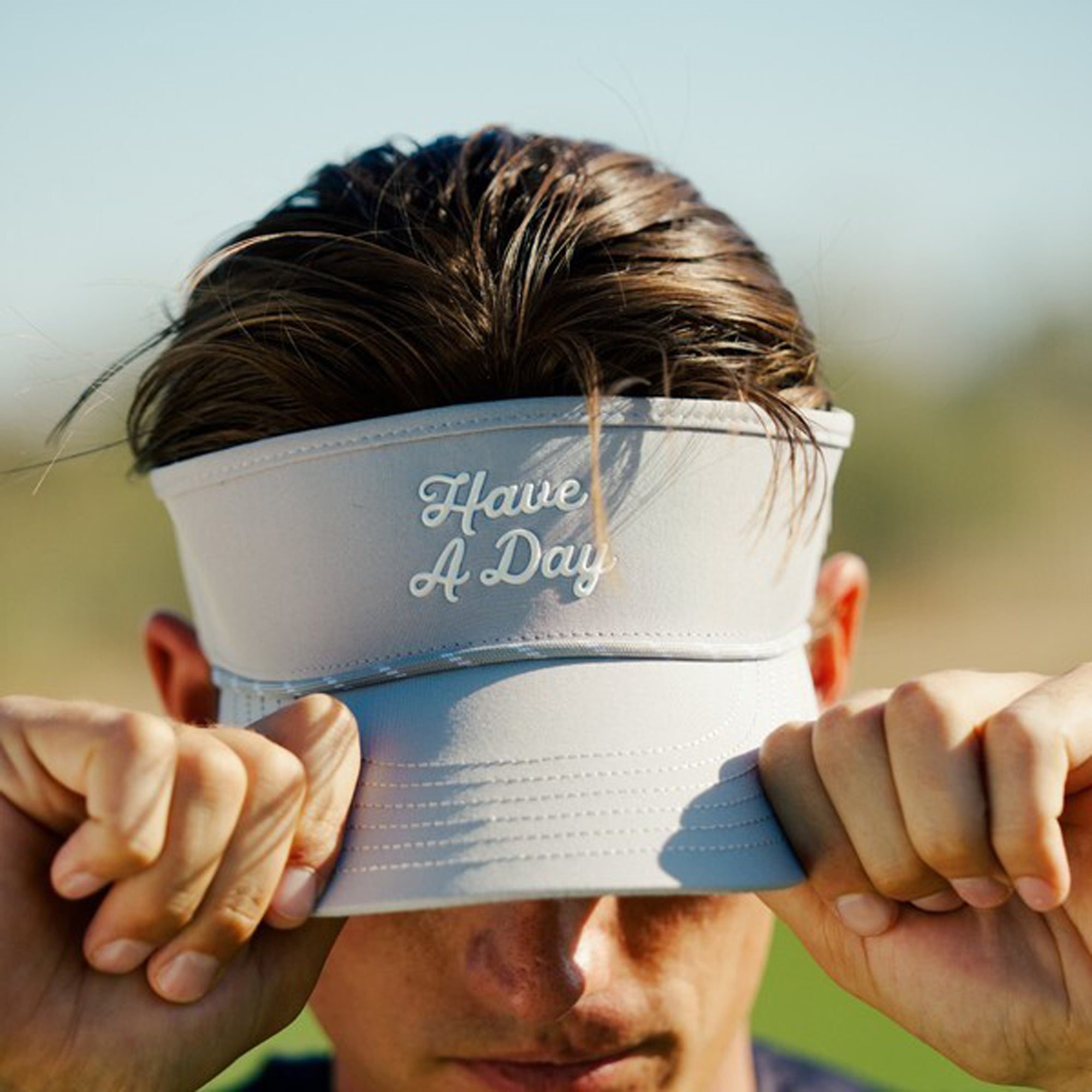 Have A Day Rope Visor Grey