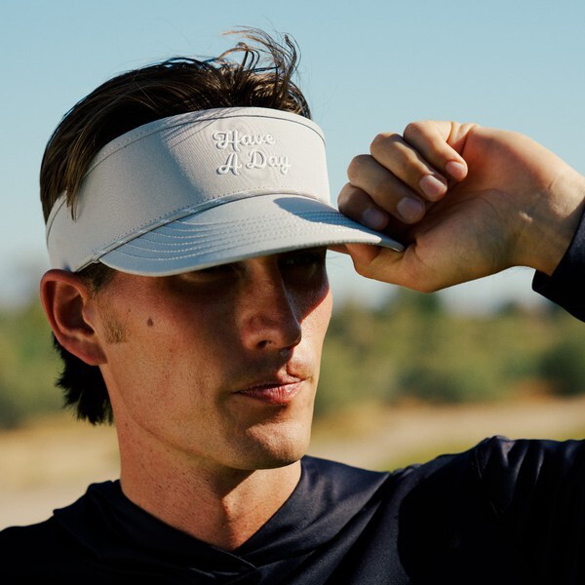 Have A Day Rope Visor Grey | Breezy Golf | Performance Golf Apparel