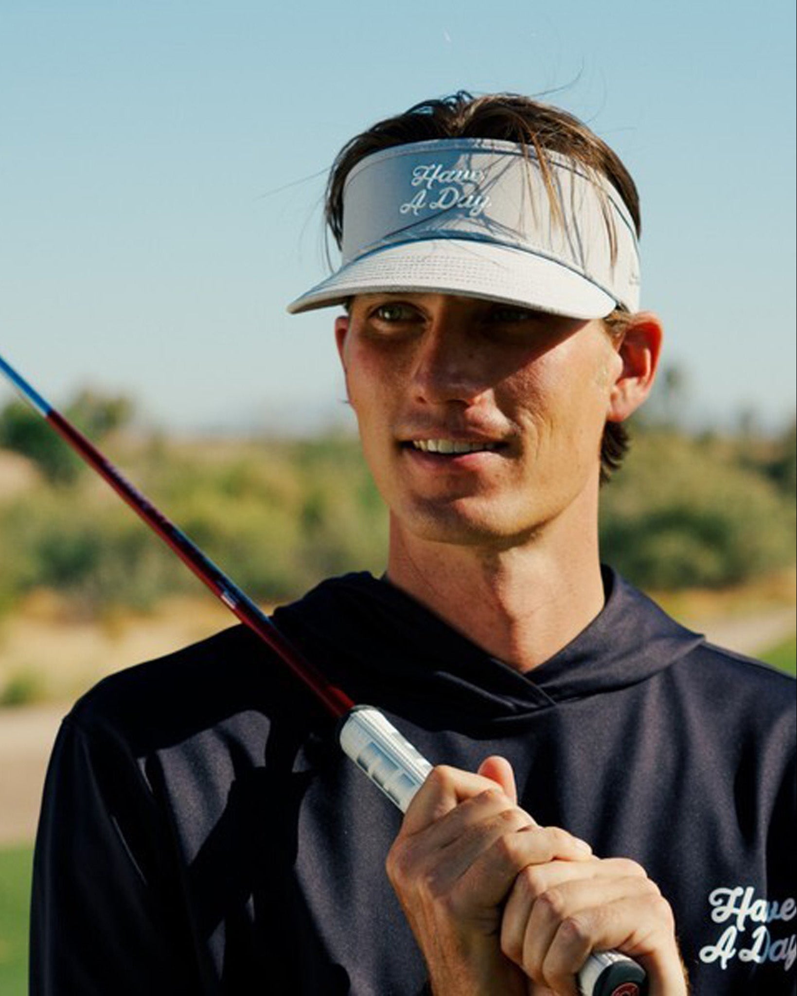 Have A Day Rope Visor Grey - Breezy Golf