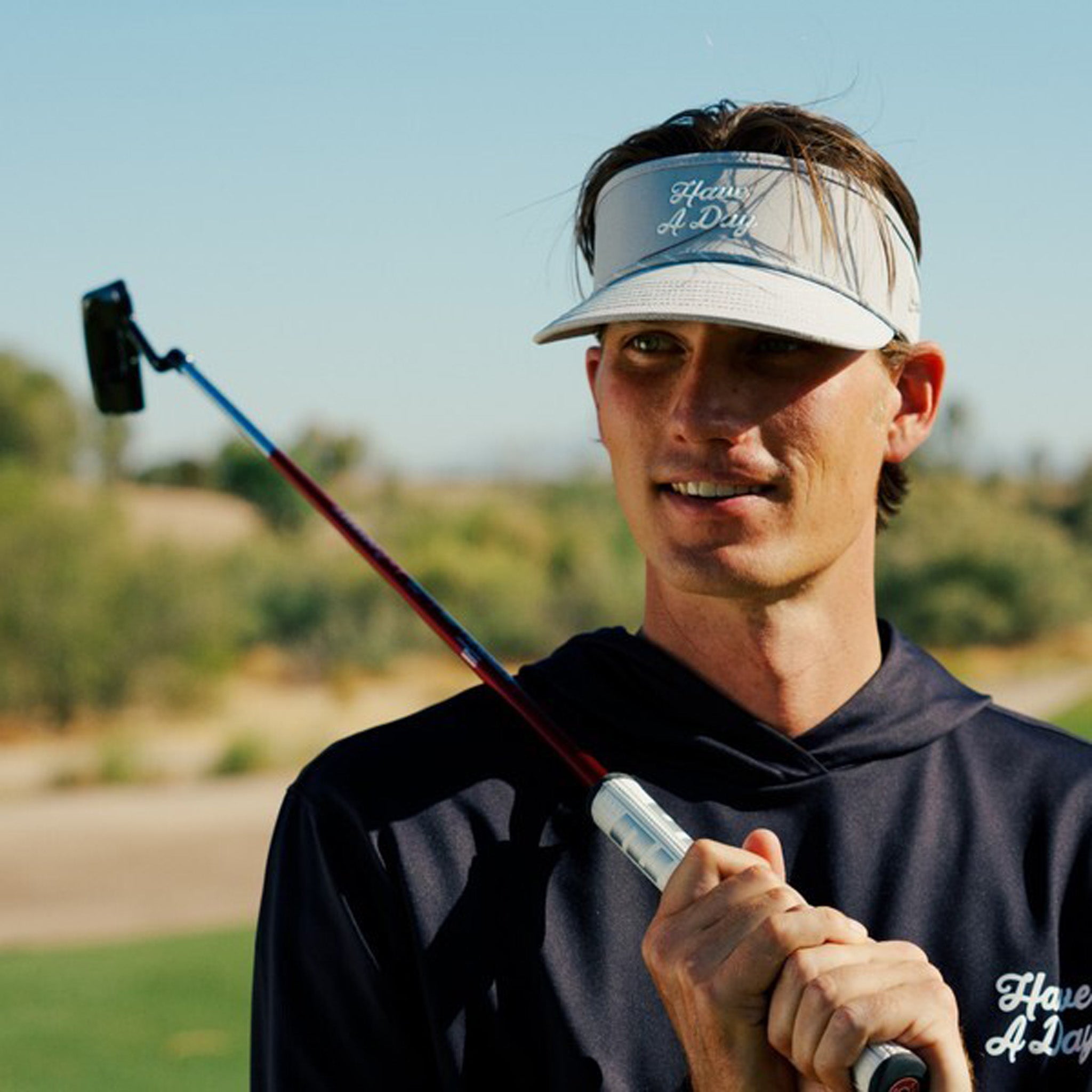 Have A Day Rope Visor Grey | Breezy Golf | Performance Golf Apparel