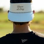 Have A Day Rope Visor White - Breezy Golf