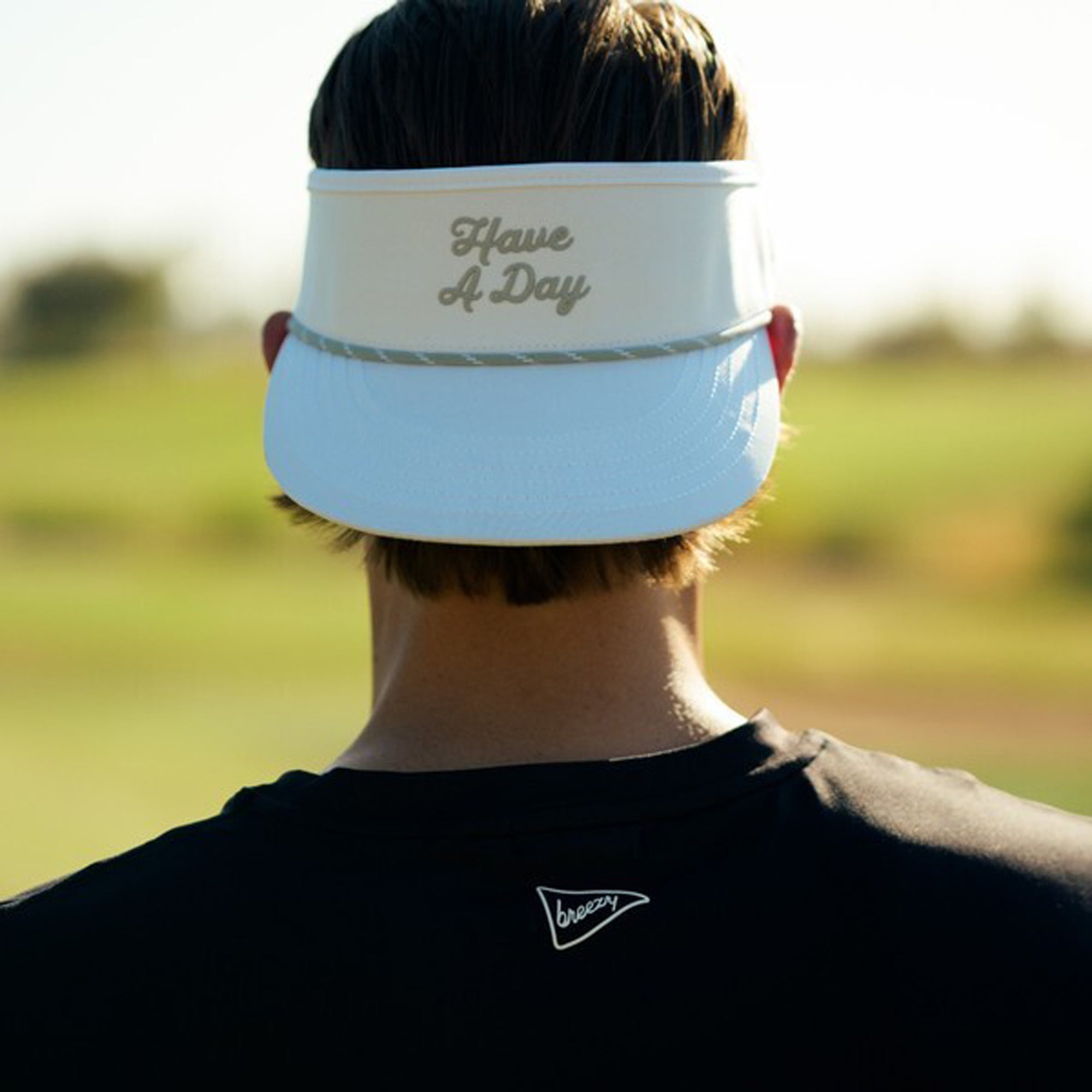 Have A Day Rope Visor White