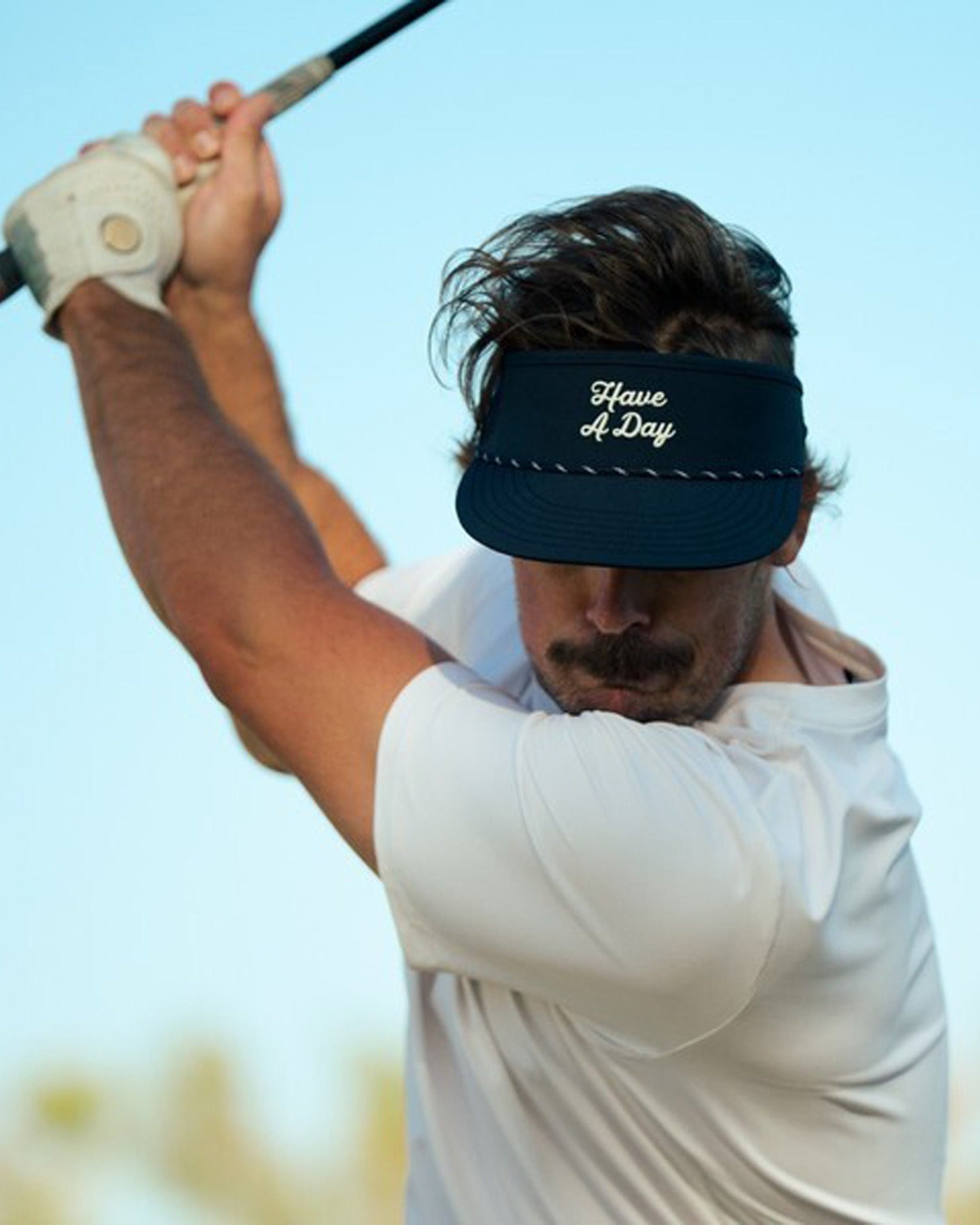Have A Day Rope Visor Navy - Breezy Golf