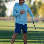 Range Hoodie Blue - Breezy Golf