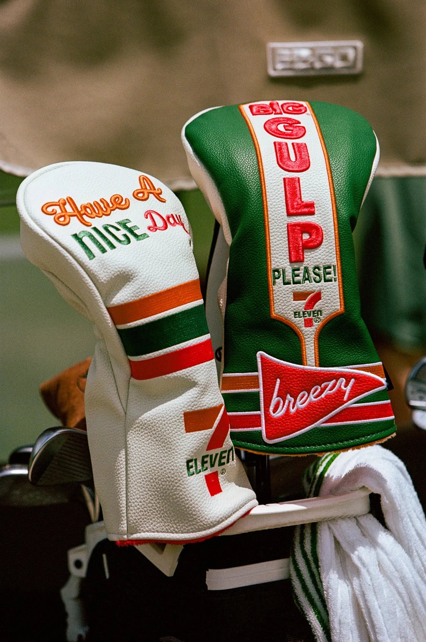 7-Eleven x Breezy Have A Nice Day Headcover | Breezy Golf | Performance Golf Apparel