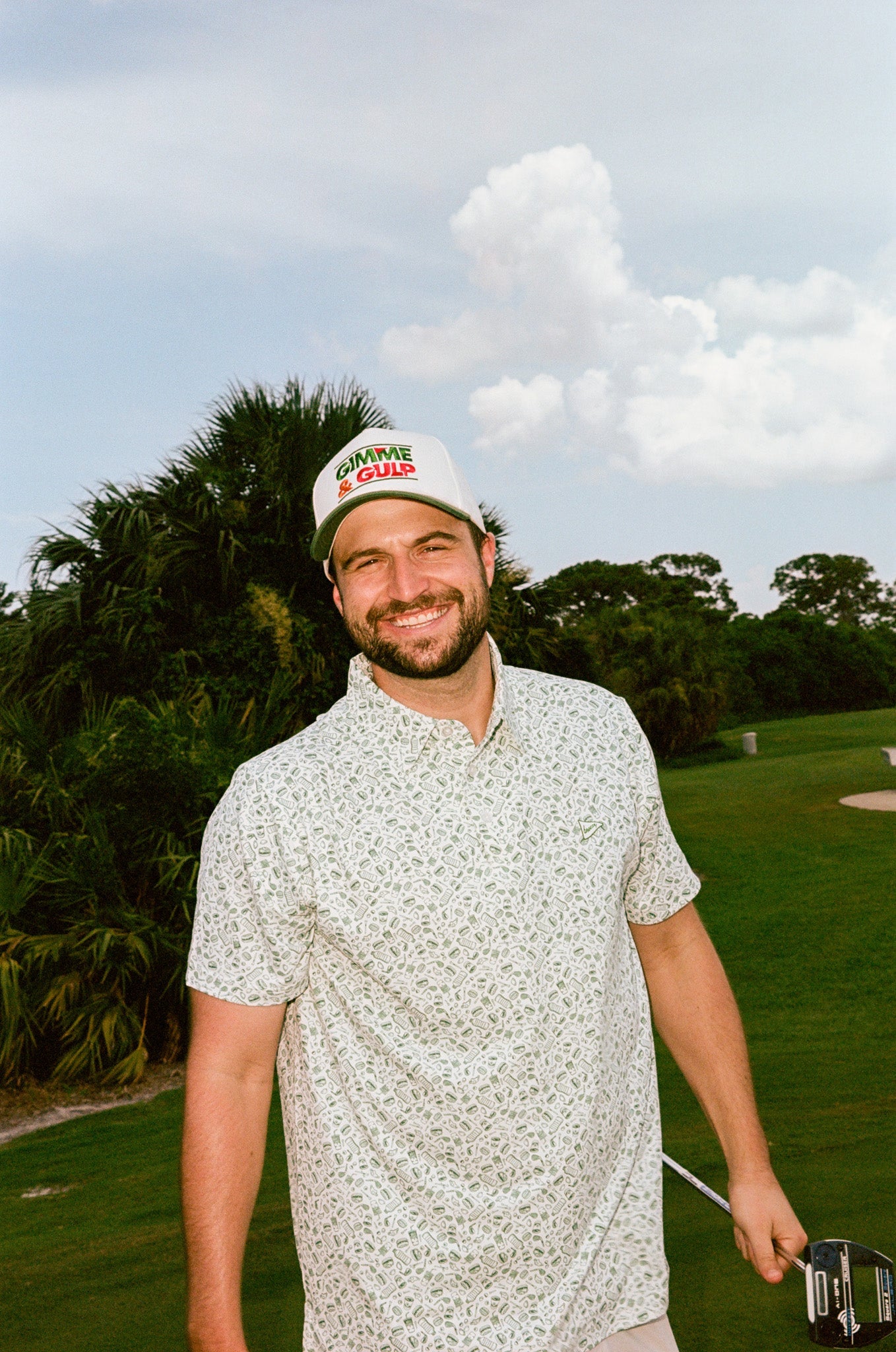 FR2 GOLF ポロシャツ　MOONSHOT Logo polo Men's Golf Polo - NASA Polo