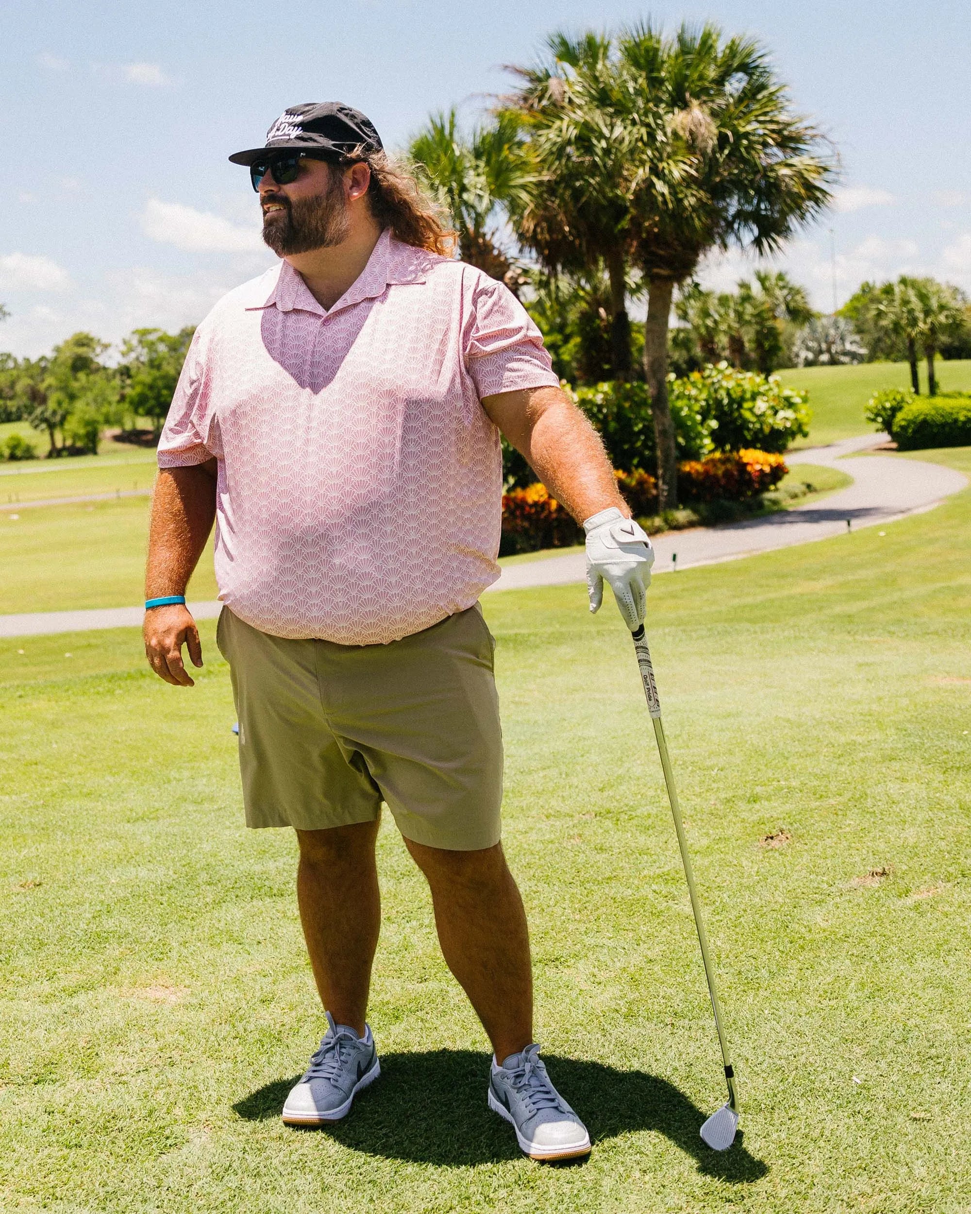 The Seamless Shells Polo | Breezy Golf | Performance Golf Apparel