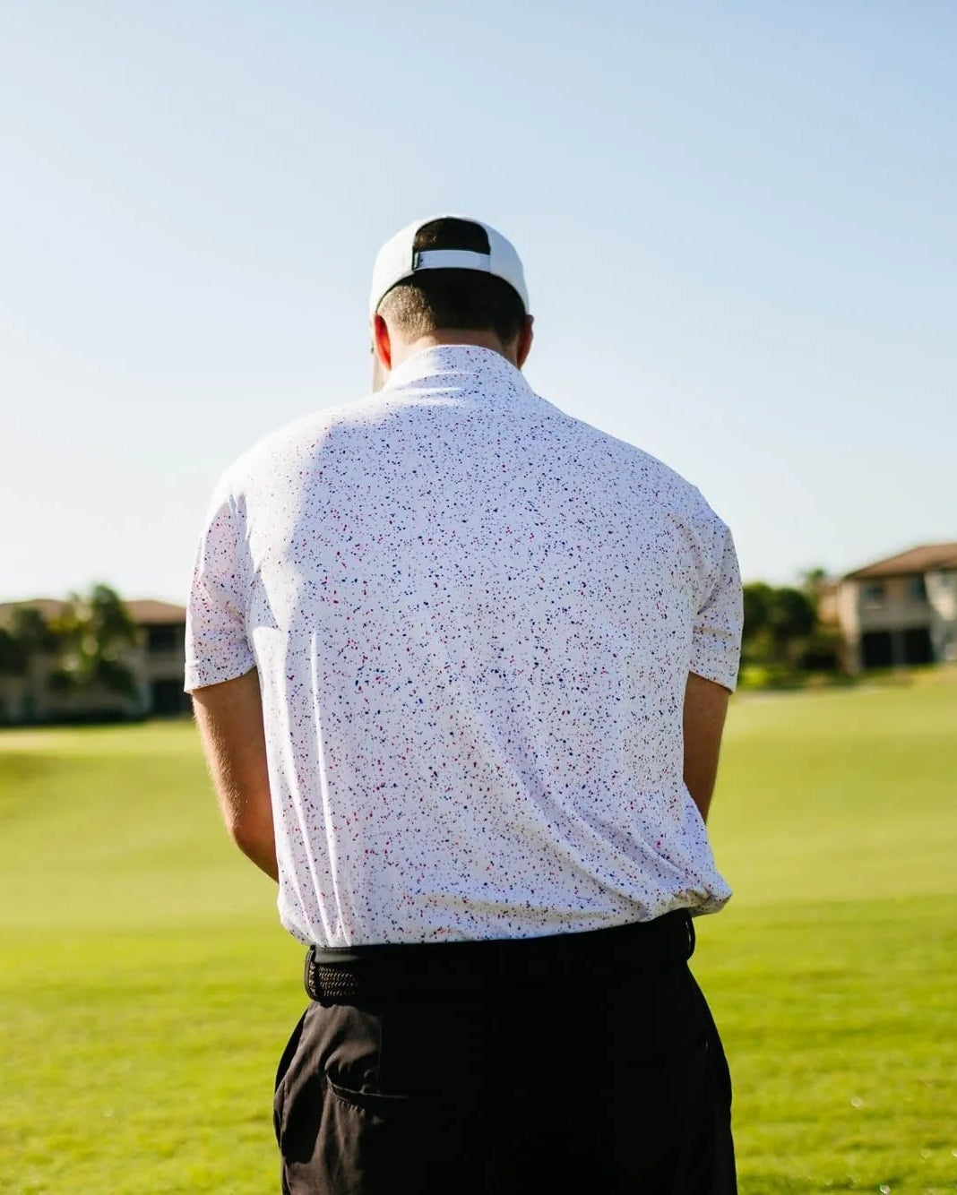 The USA Splatter Polo - Breezy Golf