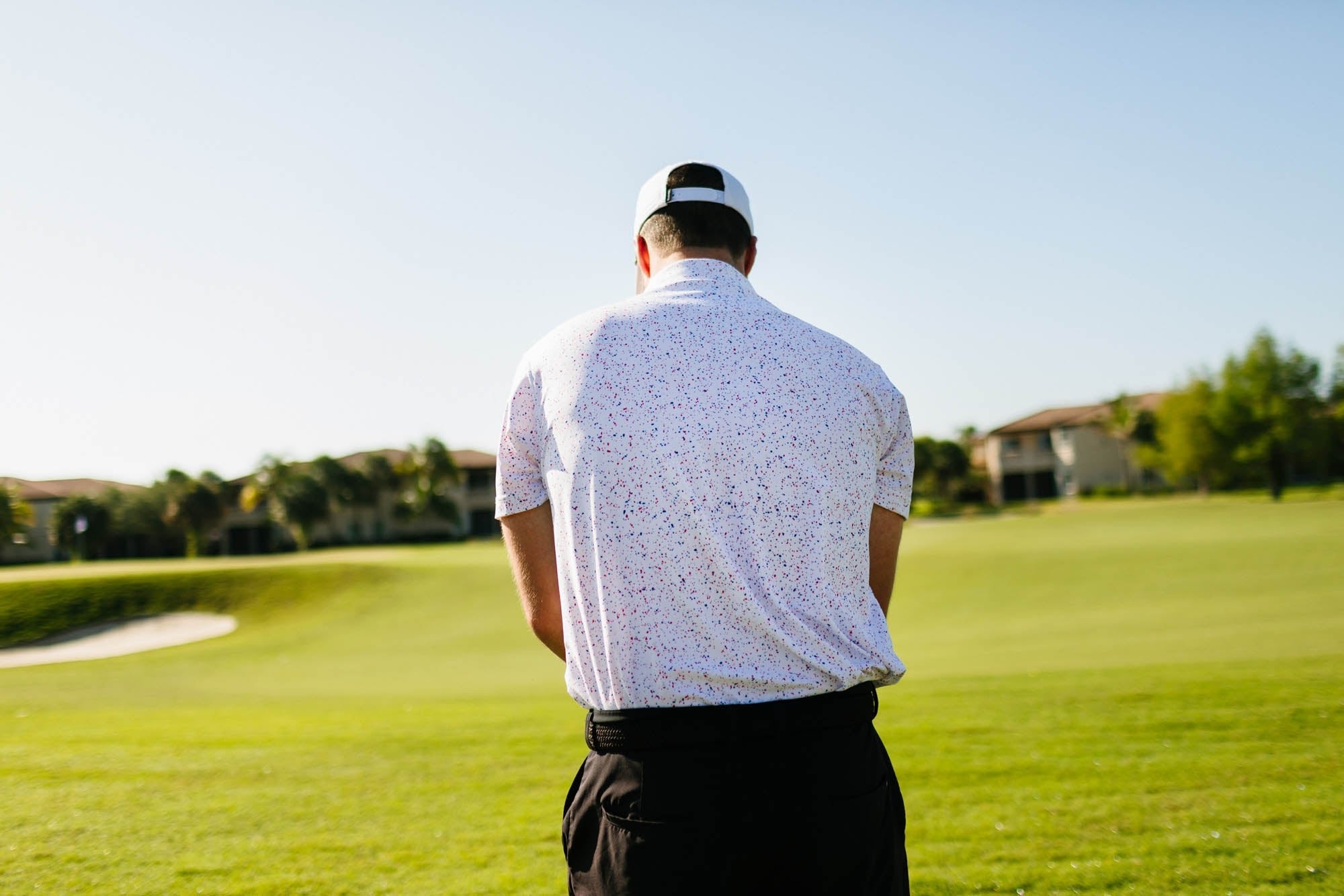 The USA Splatter Polo - Breezy Golf