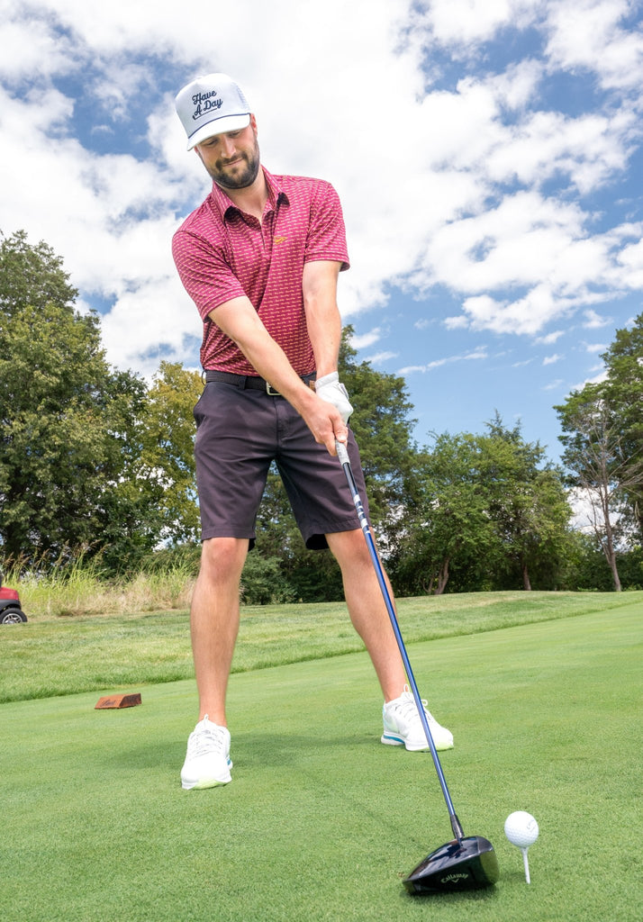 Have A Day Cardinal Gold Polo Golf Apparel Accessories Polo Breezy Golf