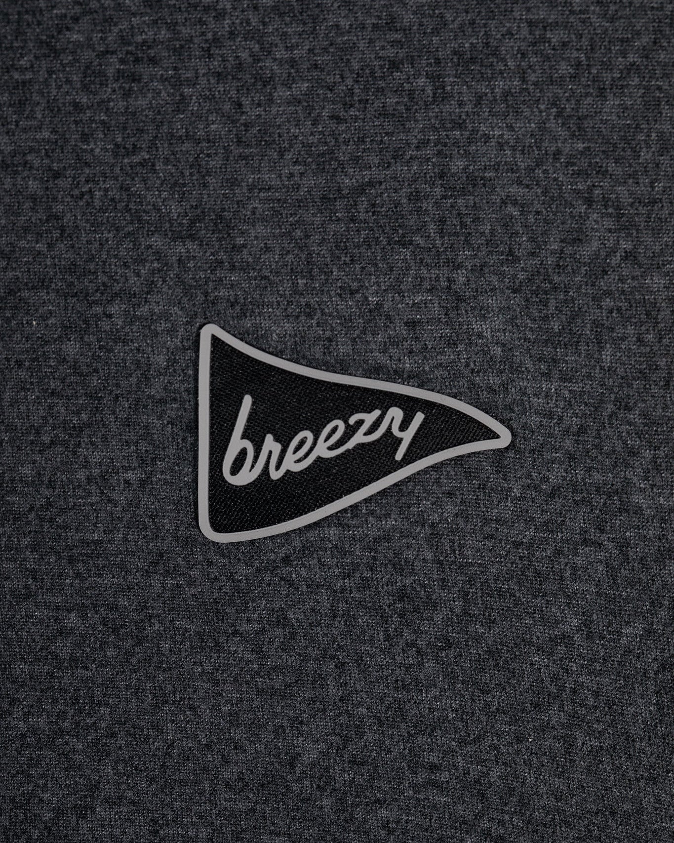 The Gimme Quarter - Zip Heather Black - Breezy Golf