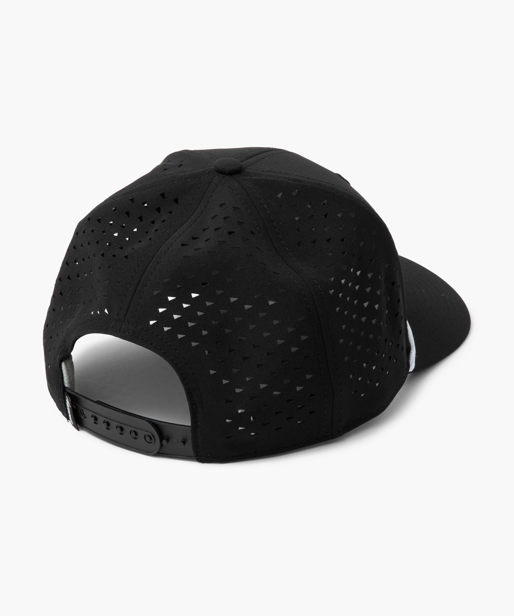 Have A Day Black Perforated Performance Hat - Breezy Golf