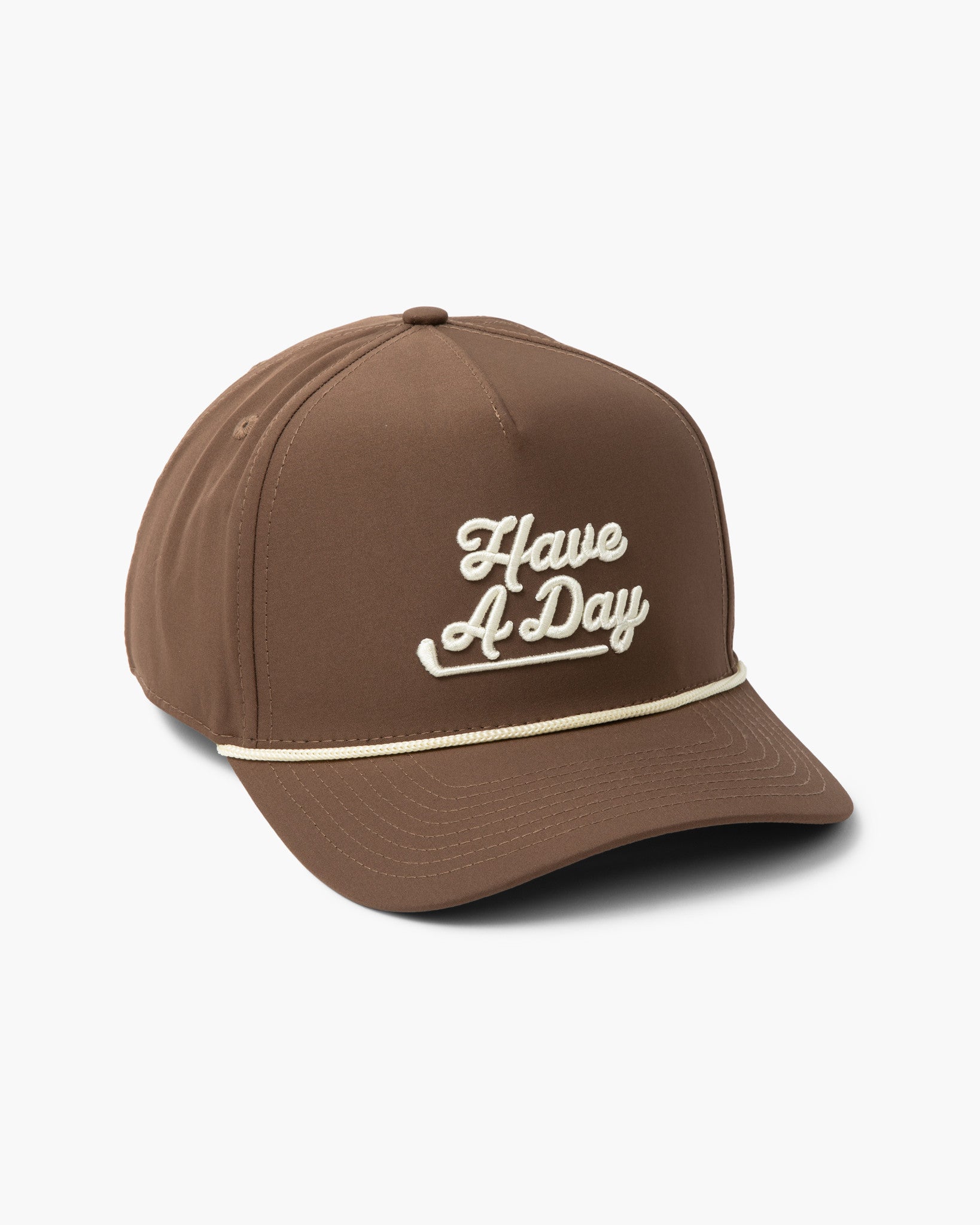 Have A Day Brown Rope Hat - Breezy Golf