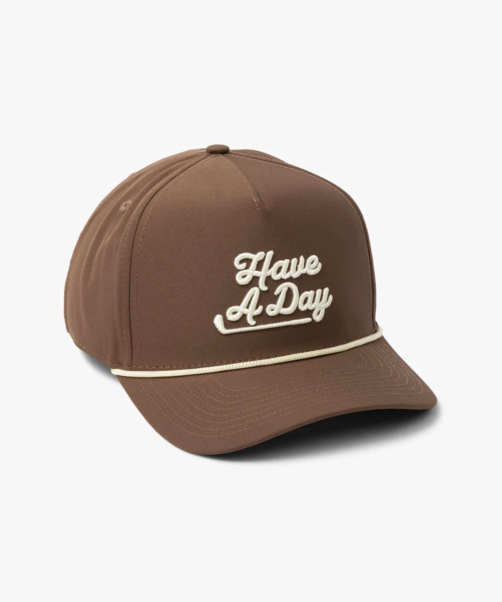 Have A Day Brown Rope Hat - Breezy Golf