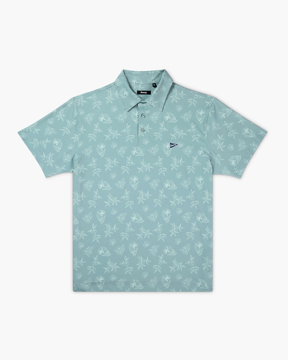 The Floral Tropics Polo - Breezy Golf