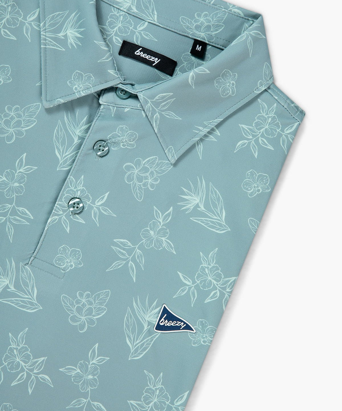 The Floral Tropics Polo - Breezy Golf