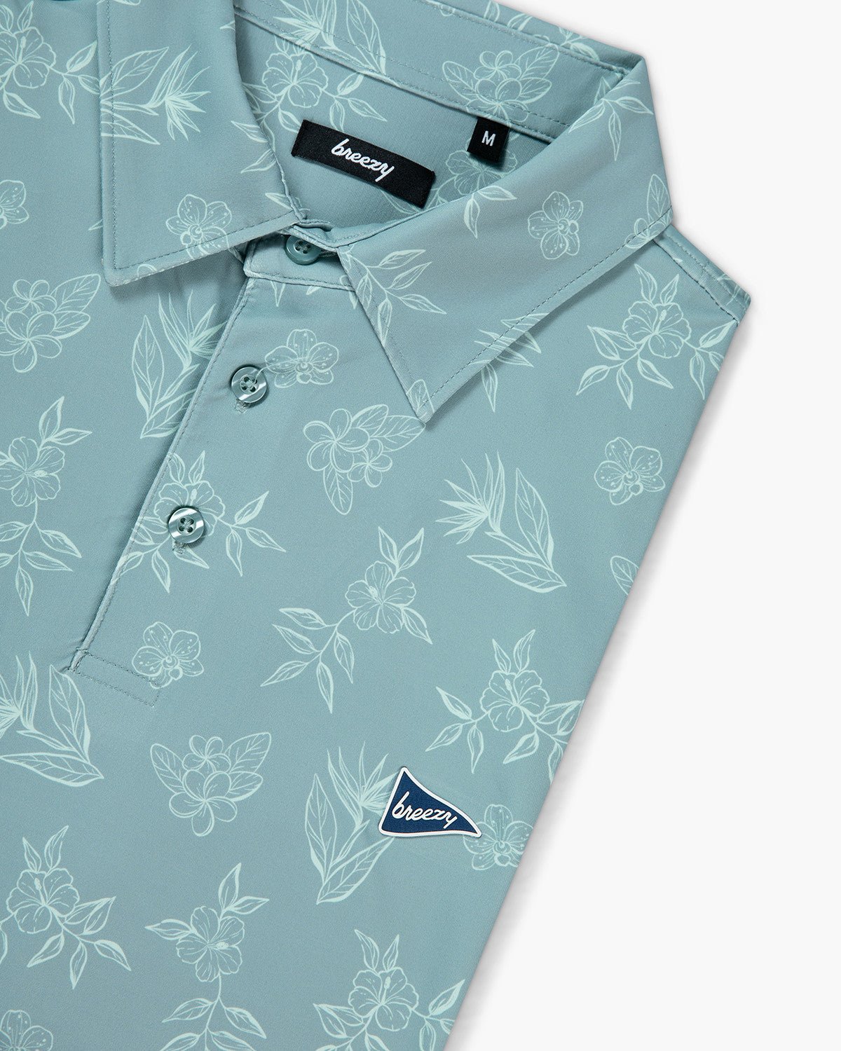 The Floral Tropics Polo - Breezy Golf