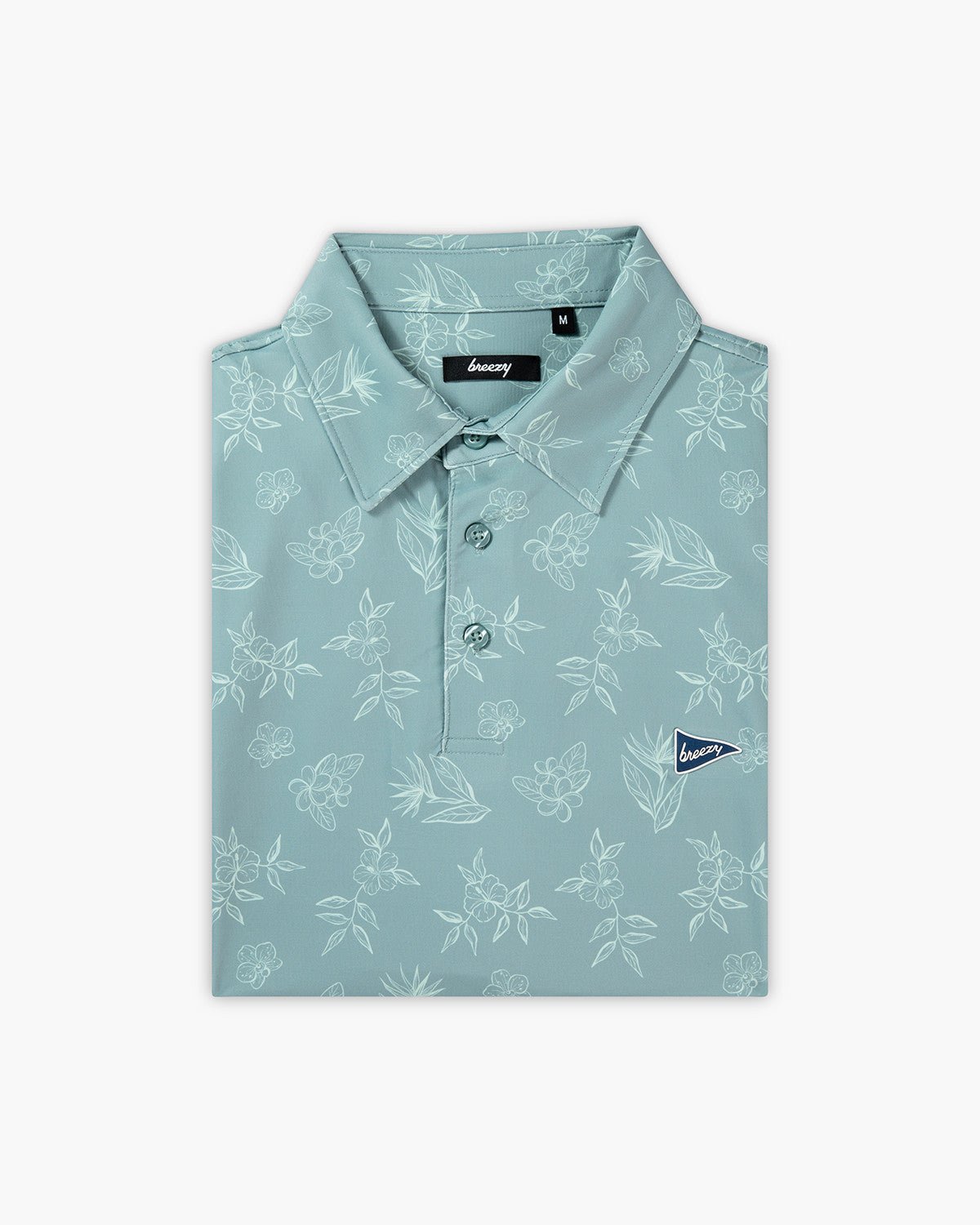 The Floral Tropics Polo - Breezy Golf