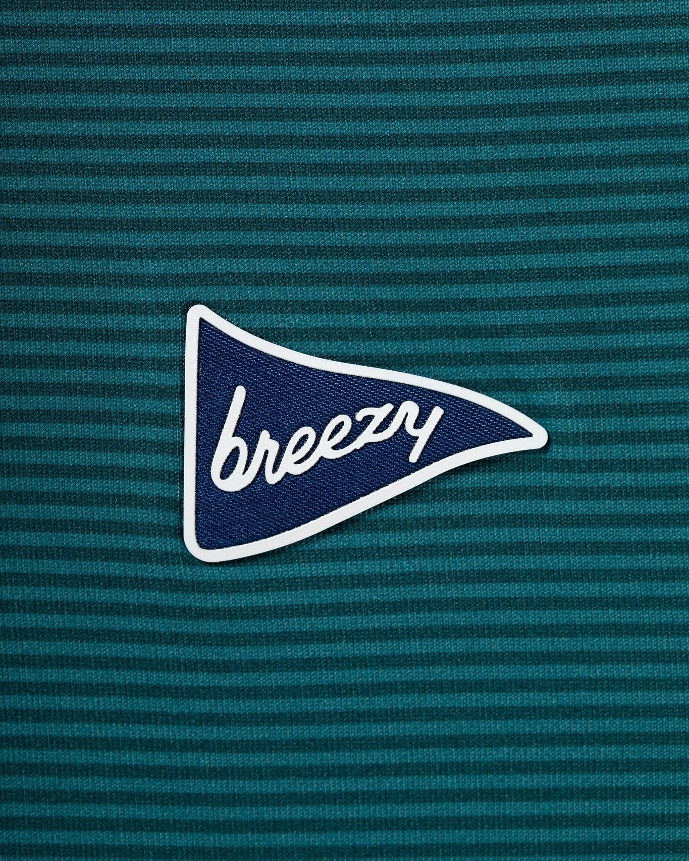 The Verdant Green Stripe Polo - Breezy Golf