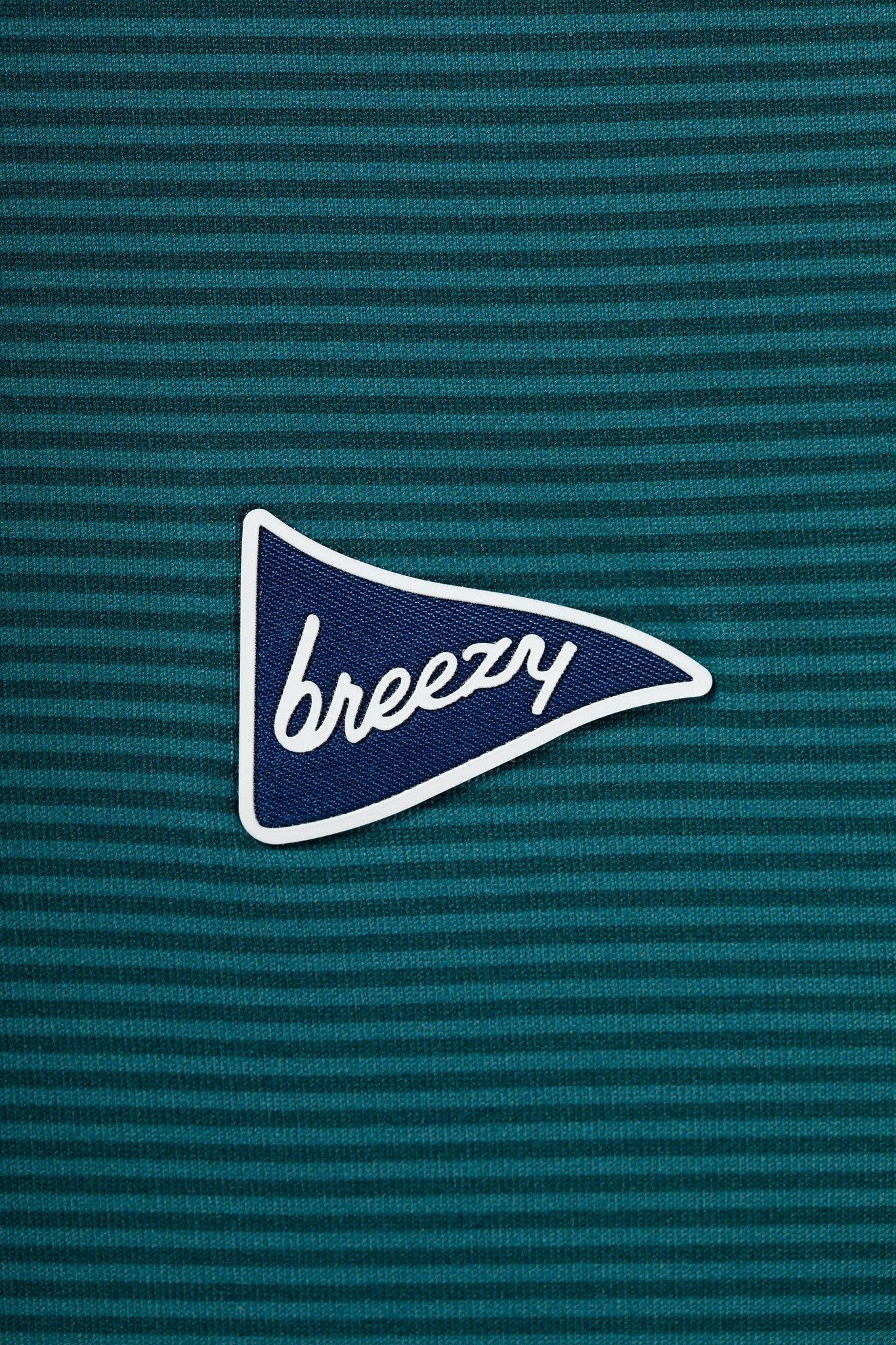 The Verdant Green Stripe Polo