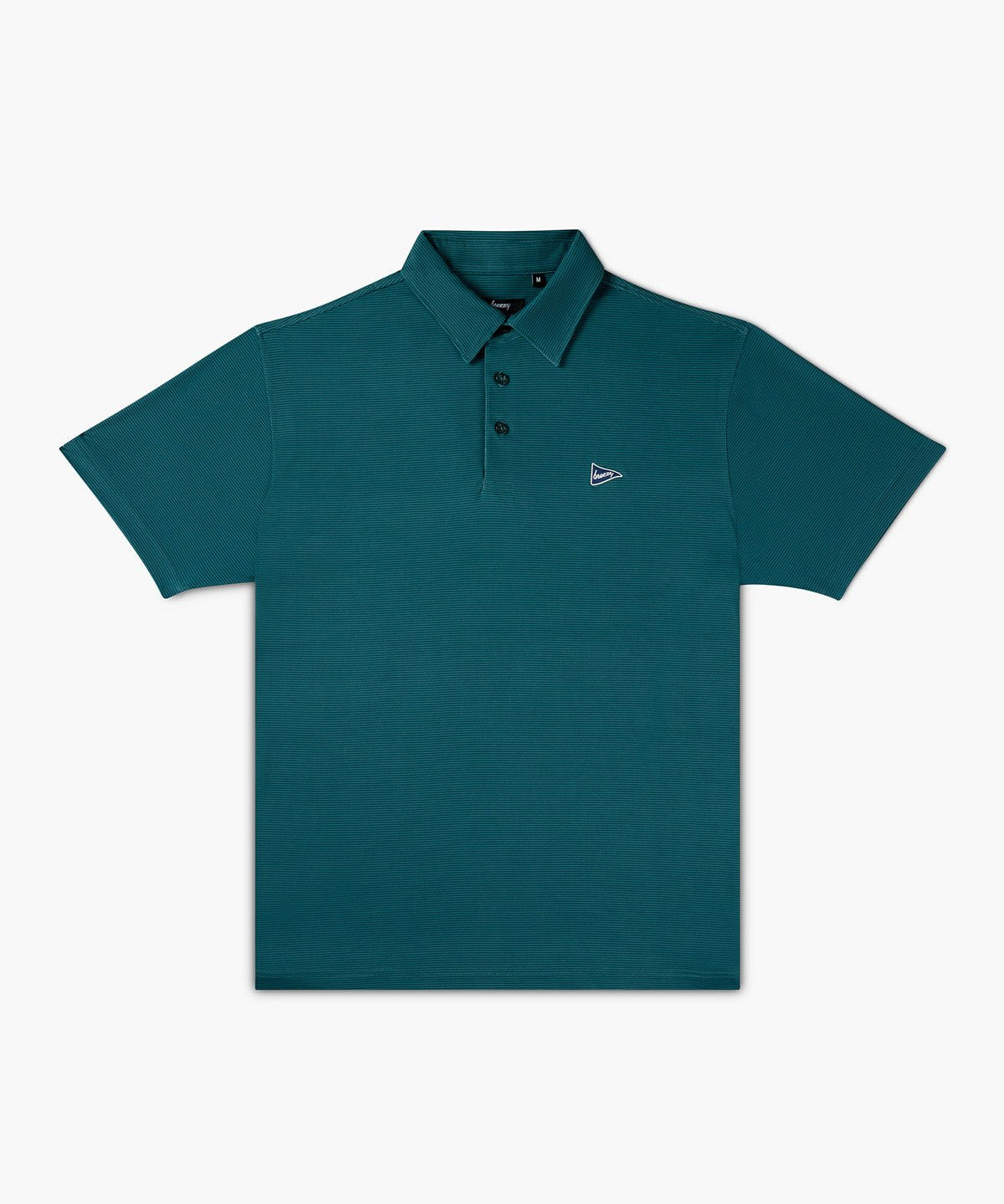 The Verdant Green Stripe Polo - Breezy Golf