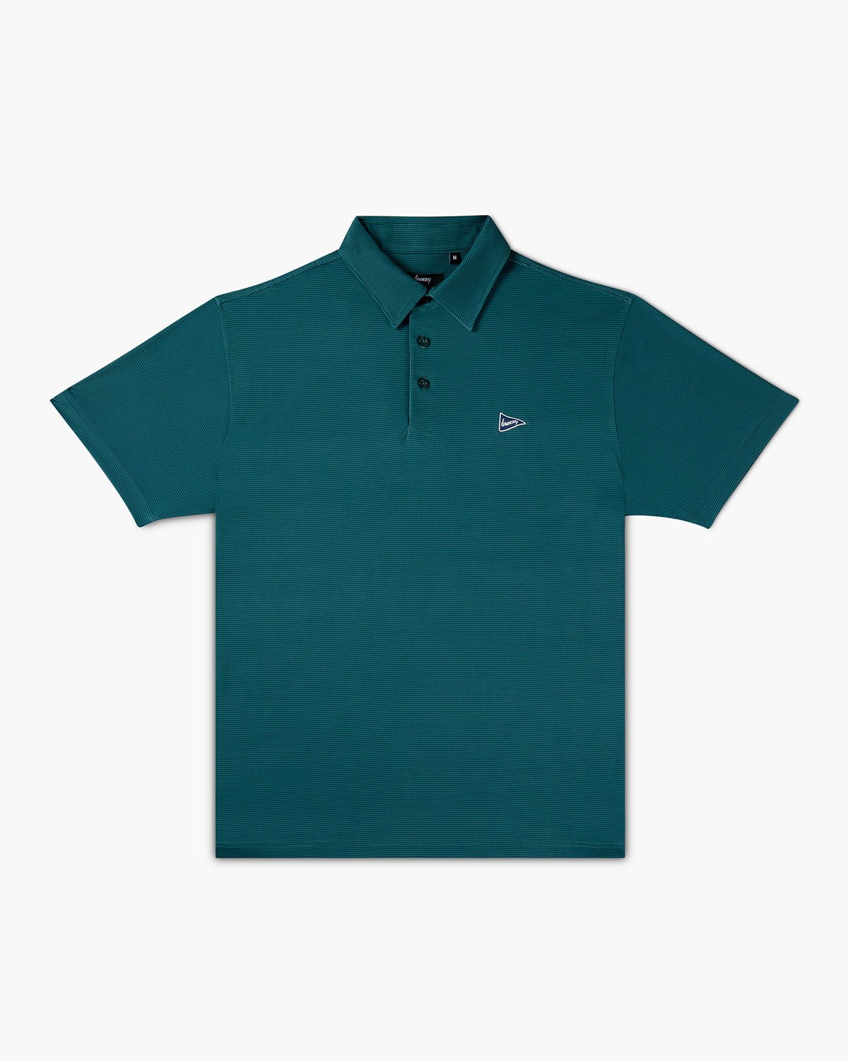 The Verdant Green Stripe Polo - Breezy Golf