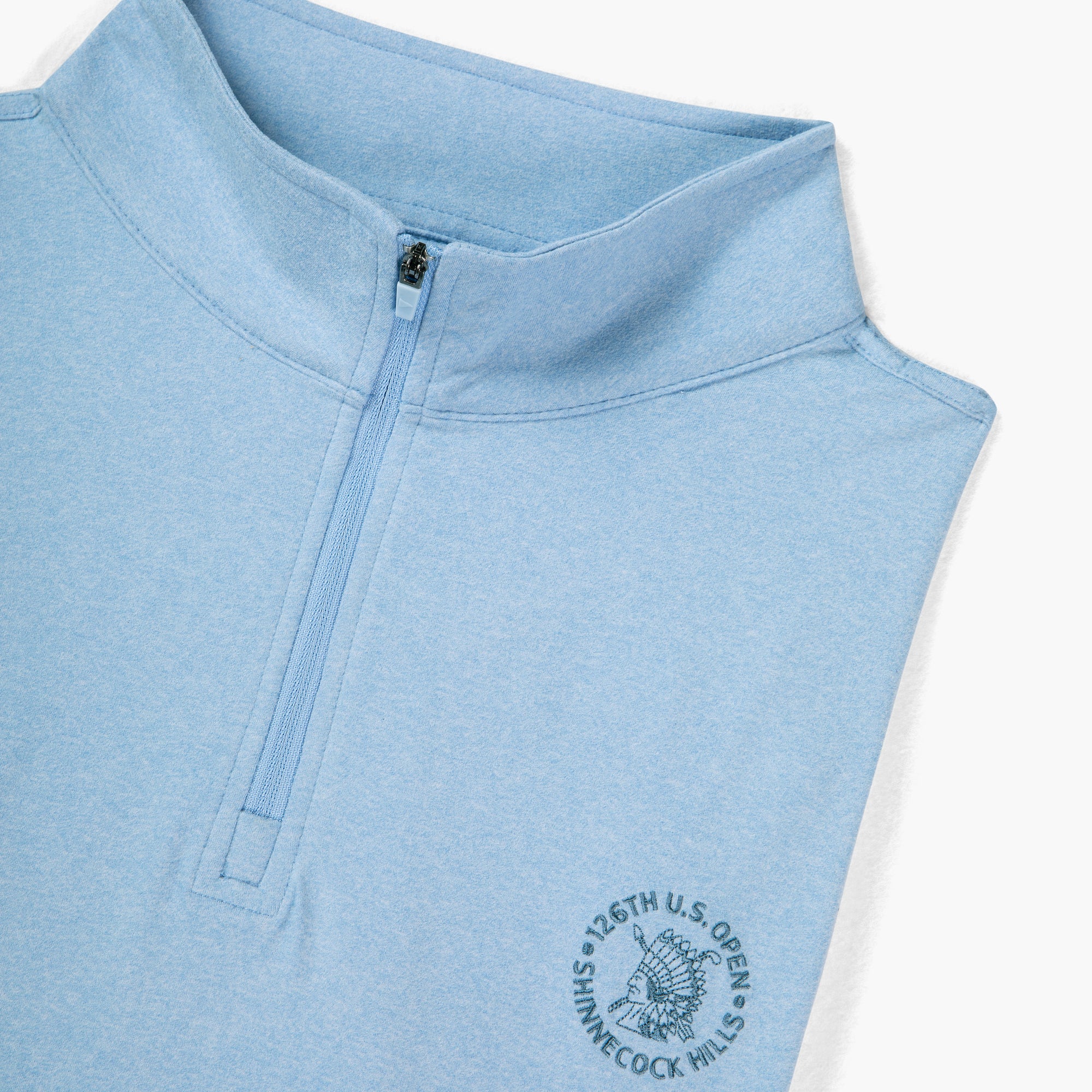 The U.S. Open Gimme Quarter - Zip Light Blue - Breezy Golf