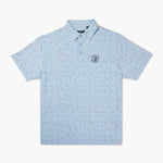 The U.S. Open Splatter Polo Light Blue - Breezy Golf