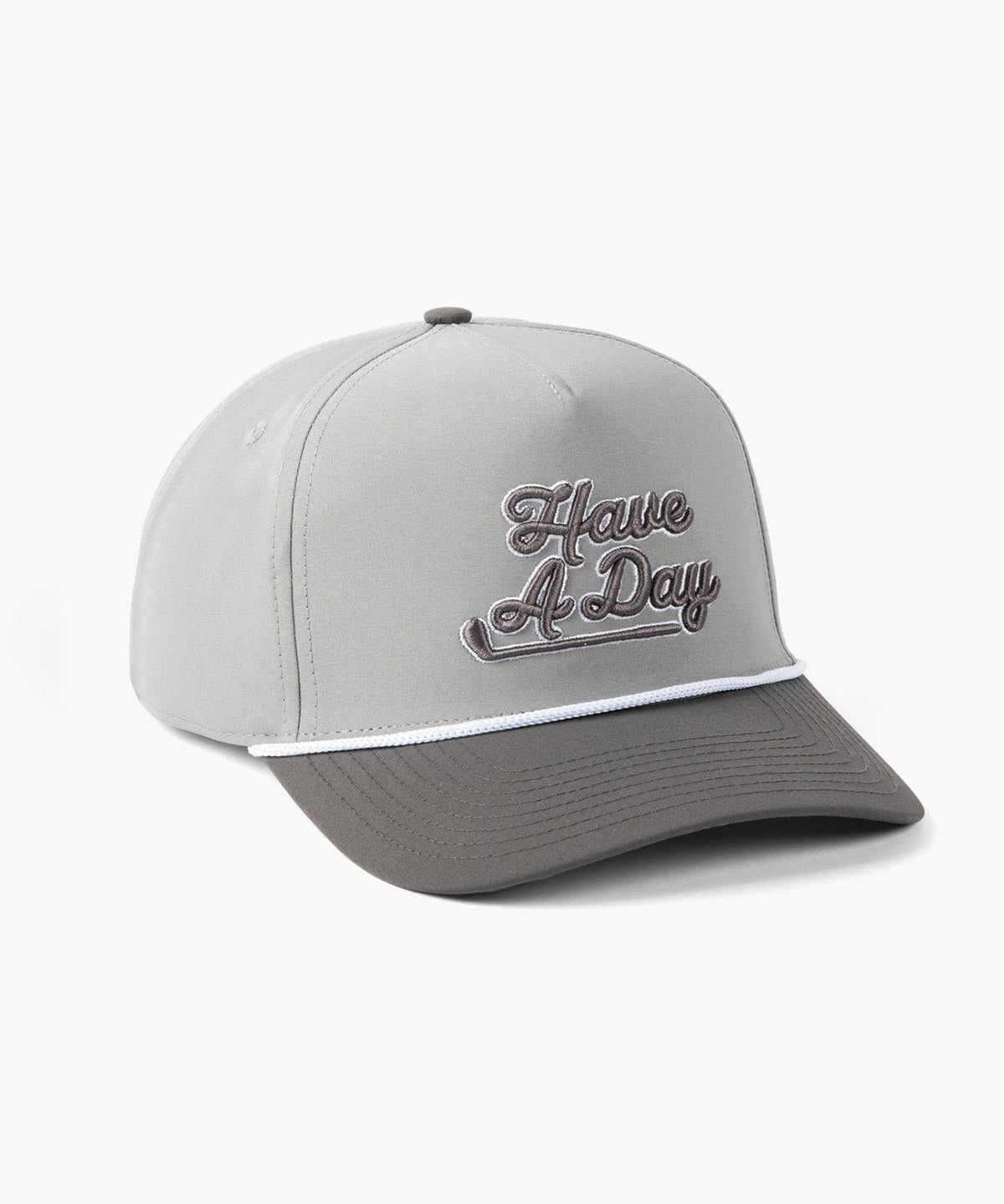 Have A Day Two Tone Grey Rope Hat - Breezy Golf