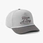 Have A Day Two Tone Grey Rope Hat - Breezy Golf