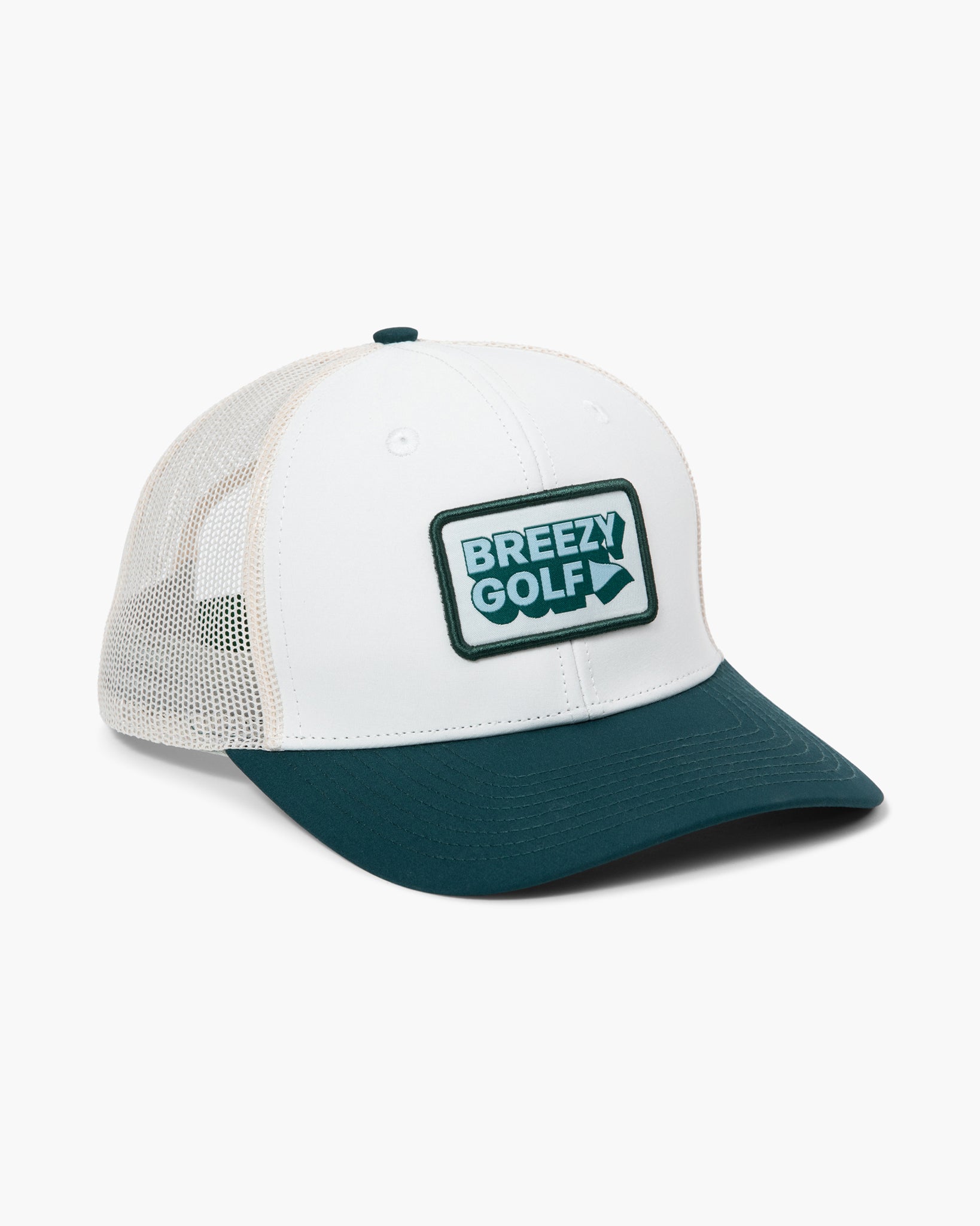 Breezy Golf Green Meshback Patch Hat
