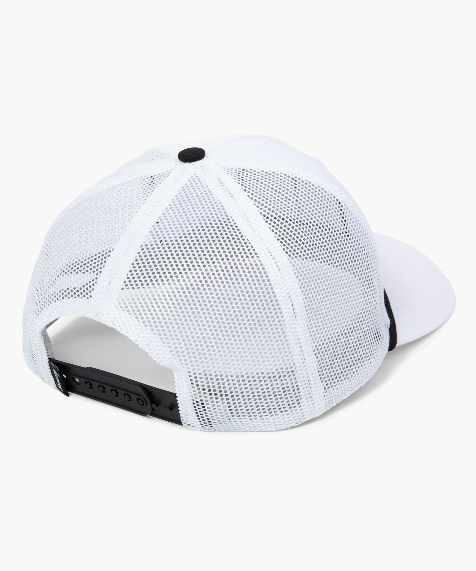 Classic Breezy Golf White and Black Meshback Patch Rope Hat - Breezy Golf