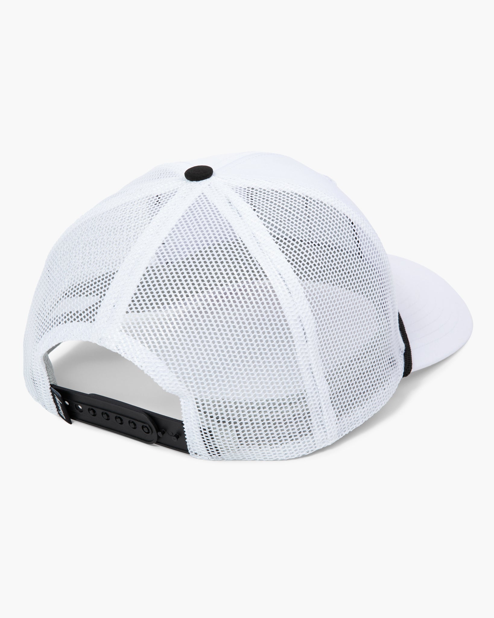 Breezy Golf White and Black Meshback Patch Rope Hat