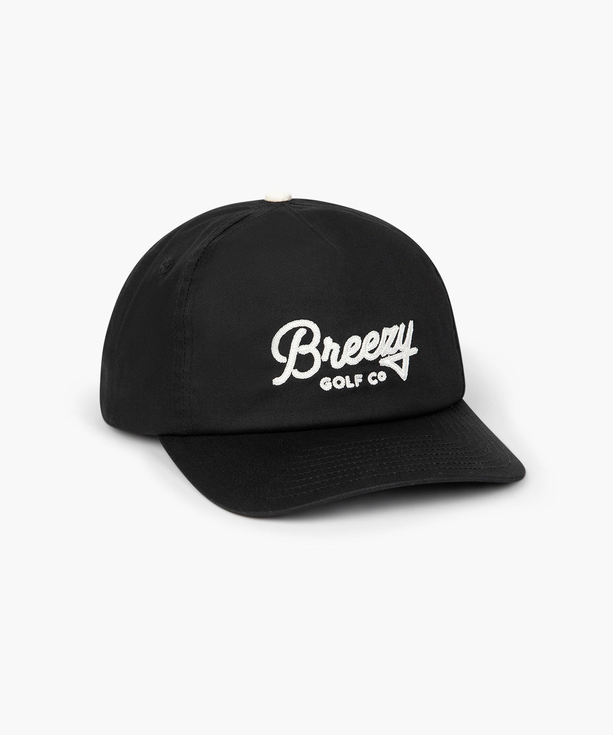 Breezy Workmans Unstructured Script Hat Black - Breezy Golf
