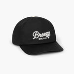 Breezy Workmans Unstructured Script Hat Black - Breezy Golf