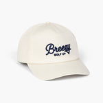 Breezy Workmans Unstructured Script Hat Off White - Breezy Golf
