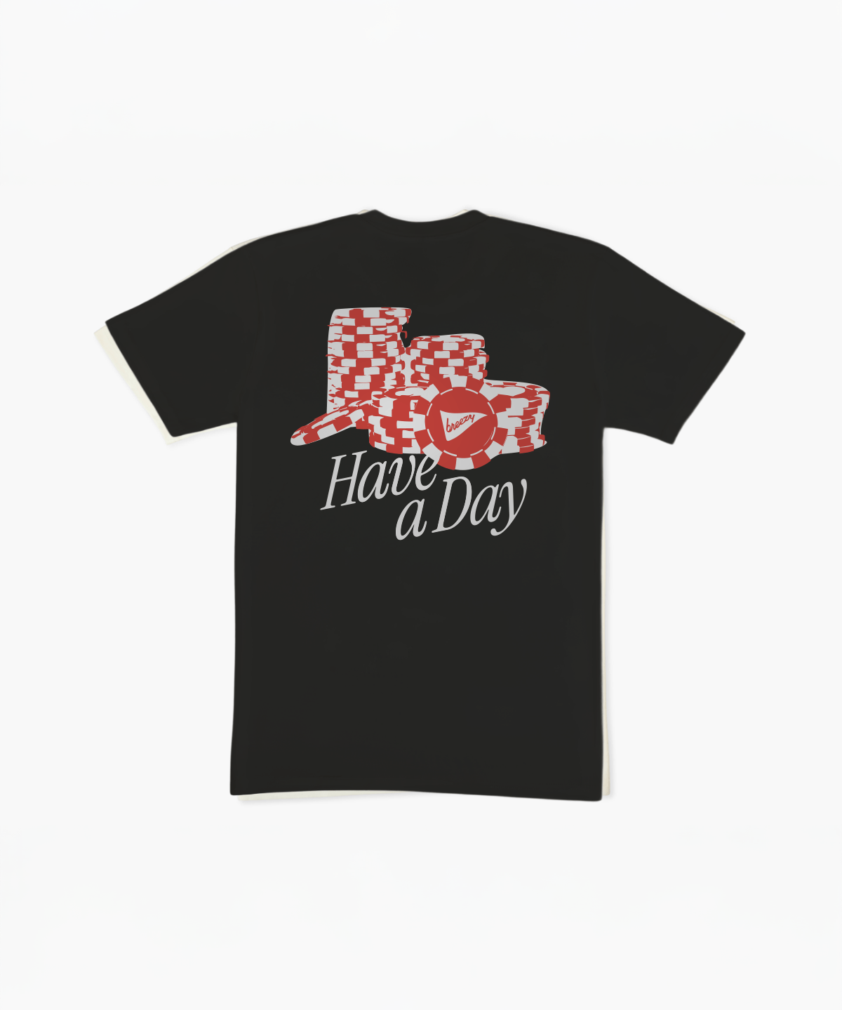 The Poker Hero Tee Black - Breezy Golf