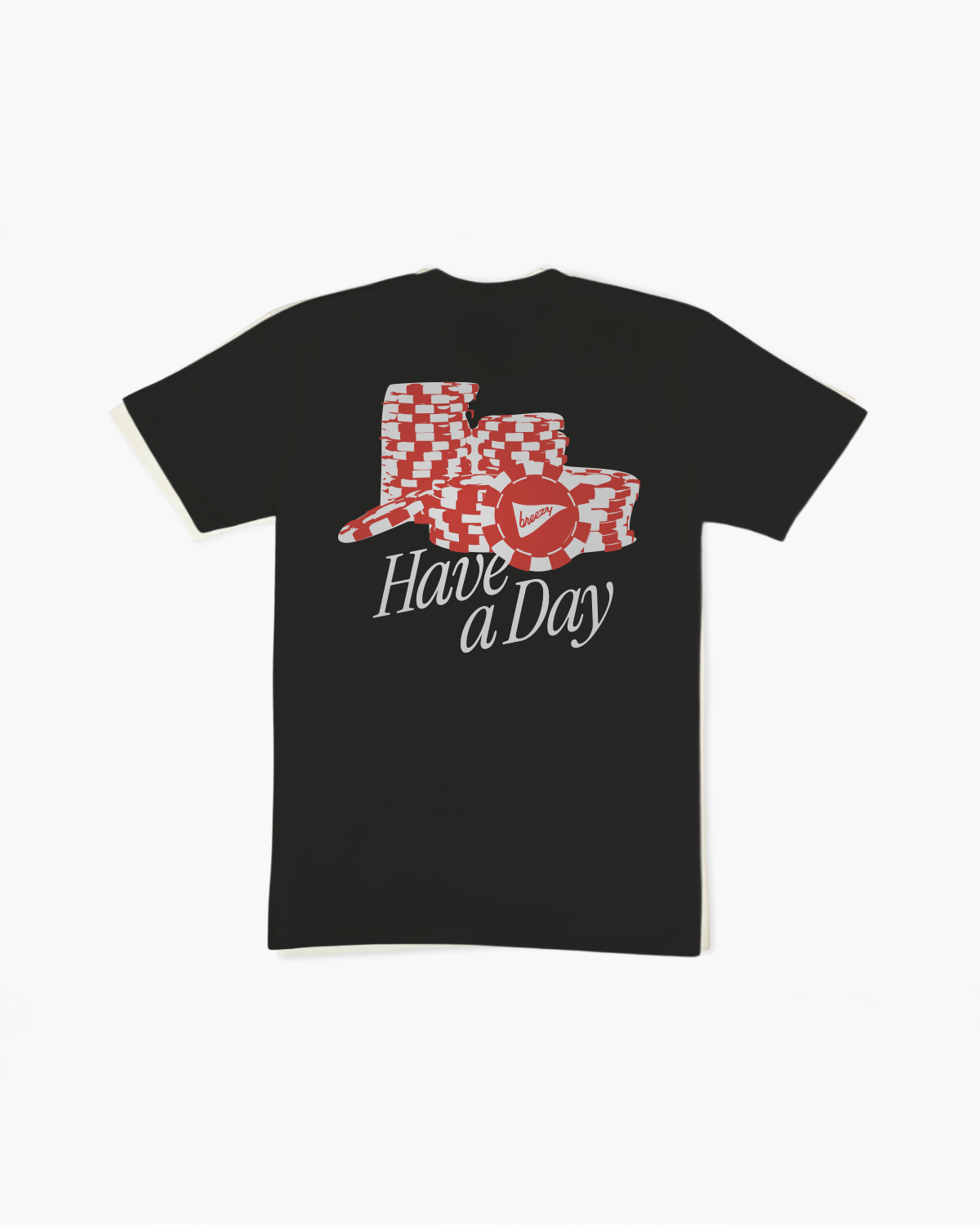 The Poker Hero Tee Black - Breezy Golf