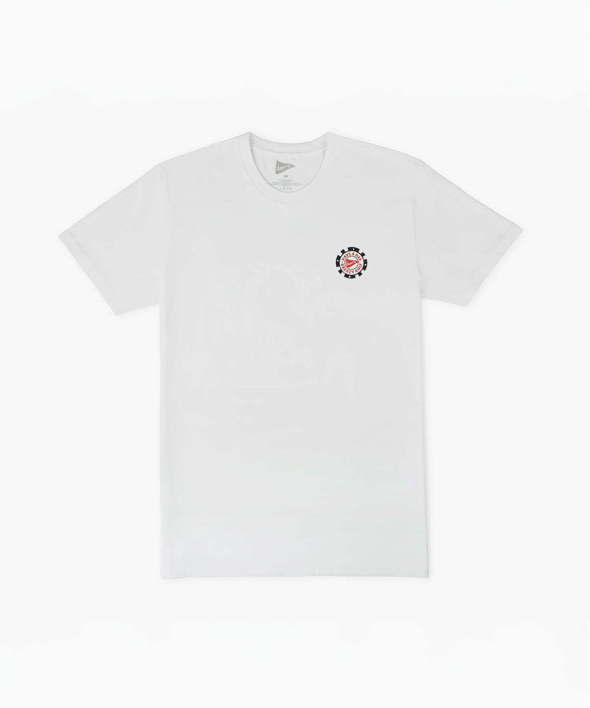 The Poker Hero Tee White - Breezy Golf