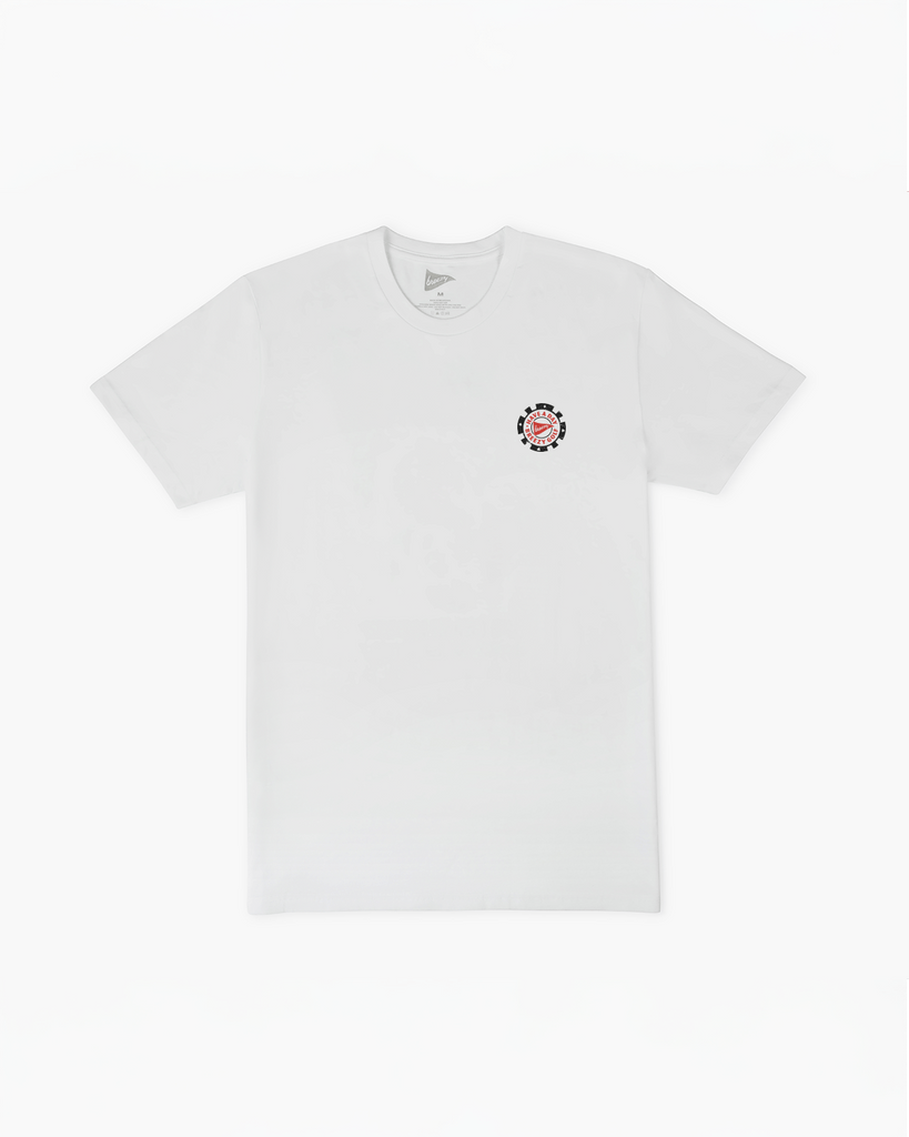 The Poker Hero Tee White | Breezy Golf