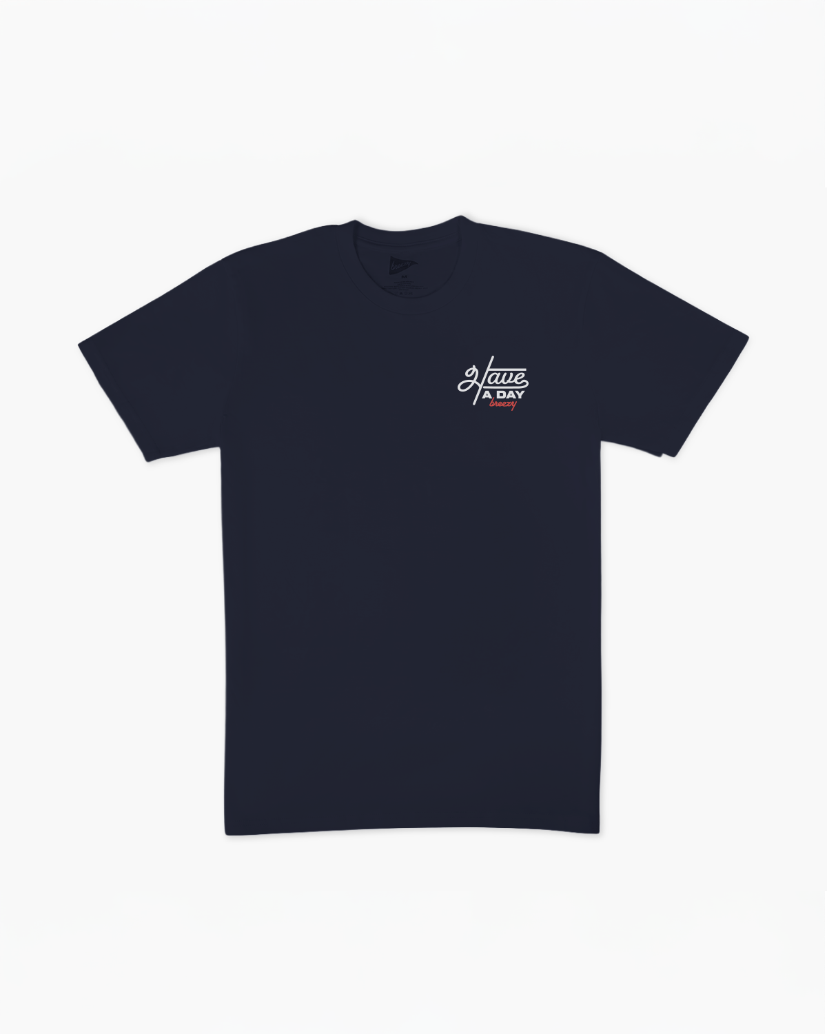 Have A Day On the Green T Shirt Navy - Breezy Golf