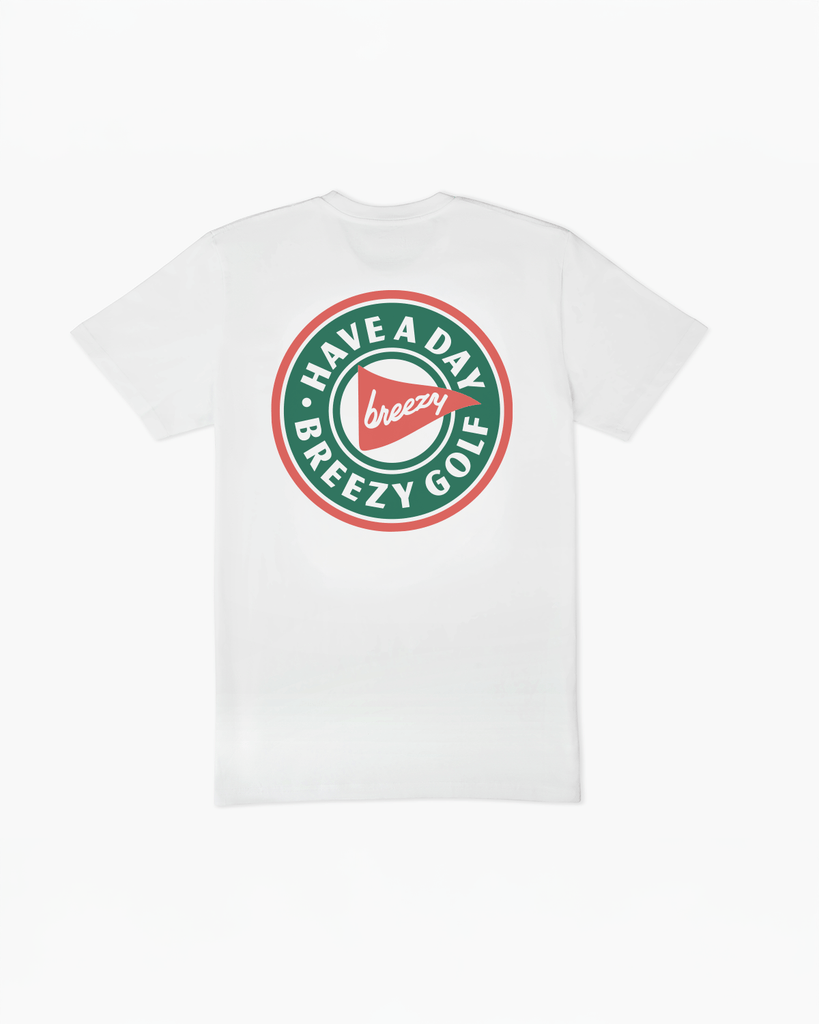 The Hero T Shirt White | Breezy Golf