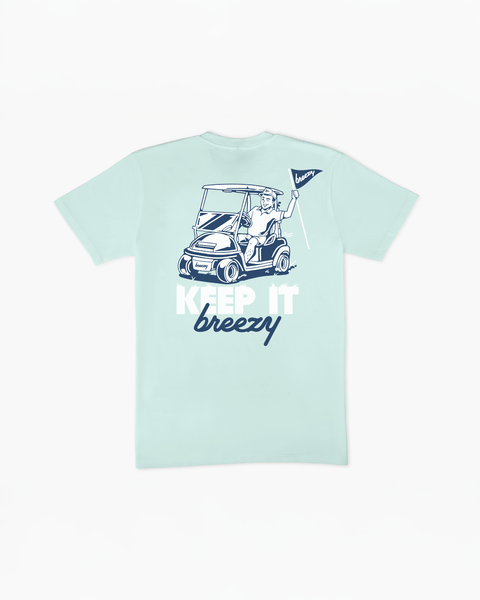 Keep It Breezy T Shirt Mint | Breezy Golf