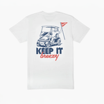 Keep It Breezy T Shirt White - Breezy Golf