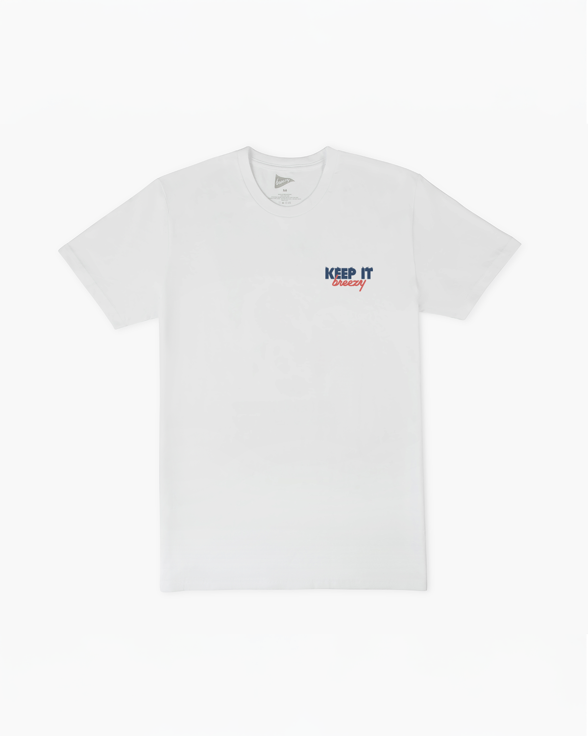 Keep It Breezy T Shirt White - Breezy Golf