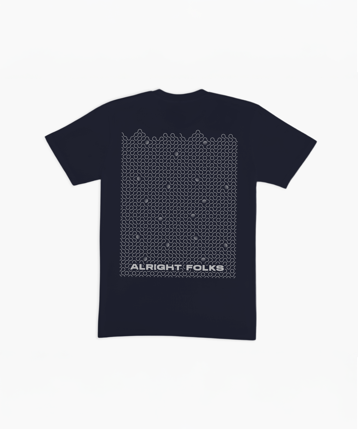 The Alright Folks Topo Tee Navy - Breezy Golf