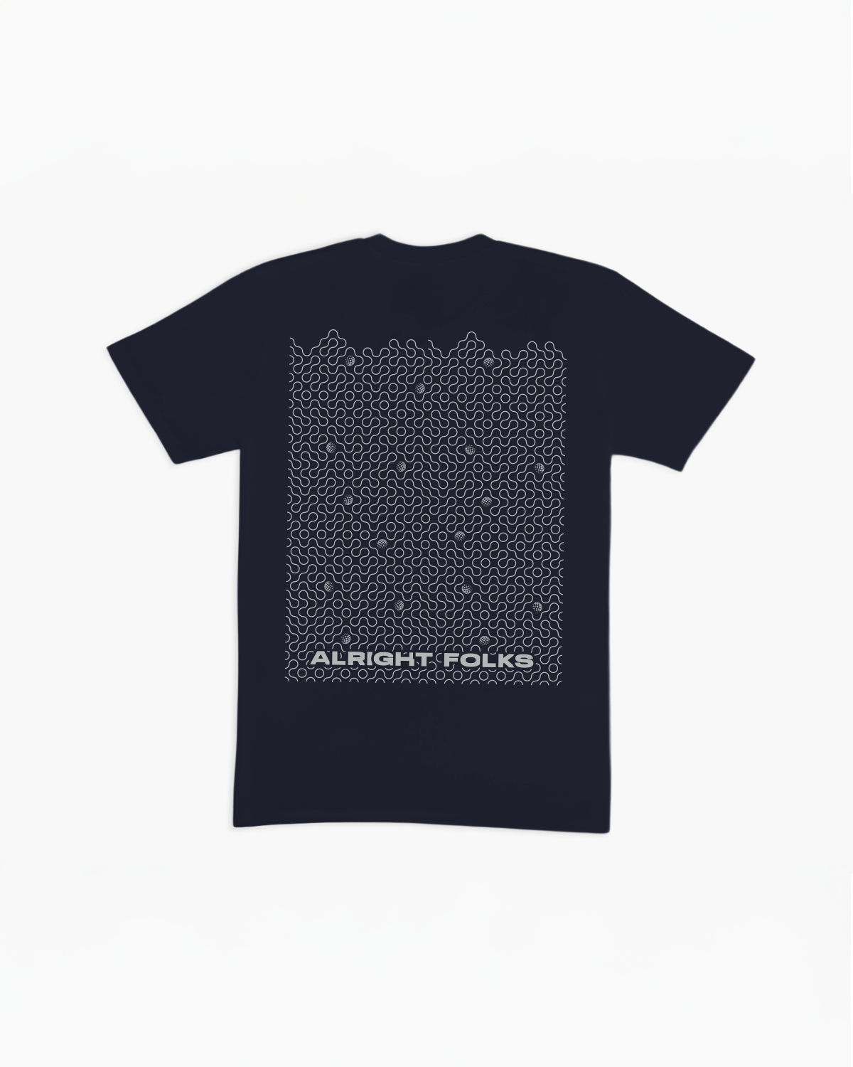 The Alright Folks Topo Tee Navy - Breezy Golf