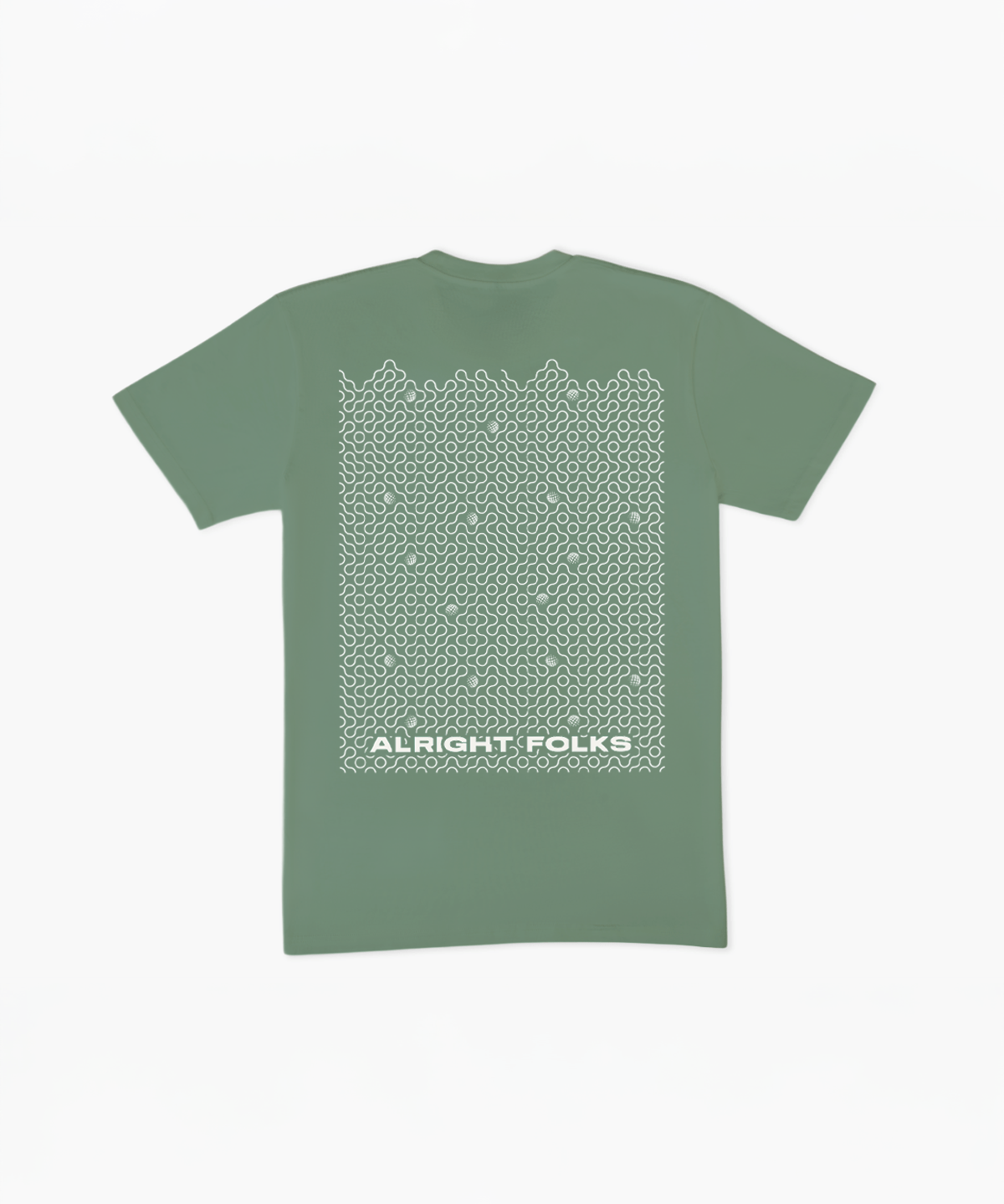 The Alright Folks Topo Tee Sage - Breezy Golf