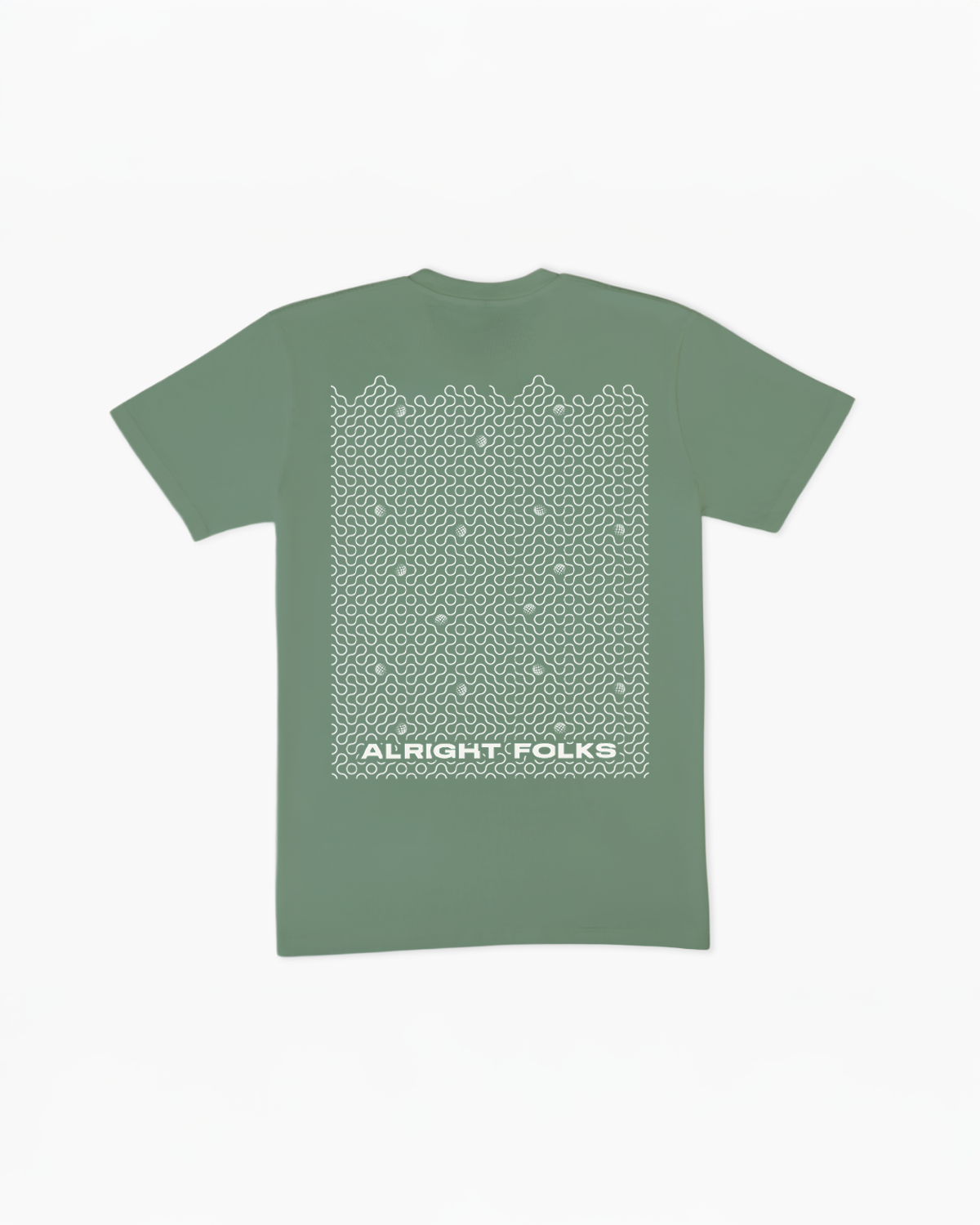 The Alright Folks Topo Tee Sage | Breezy Golf | Performance Golf Apparel