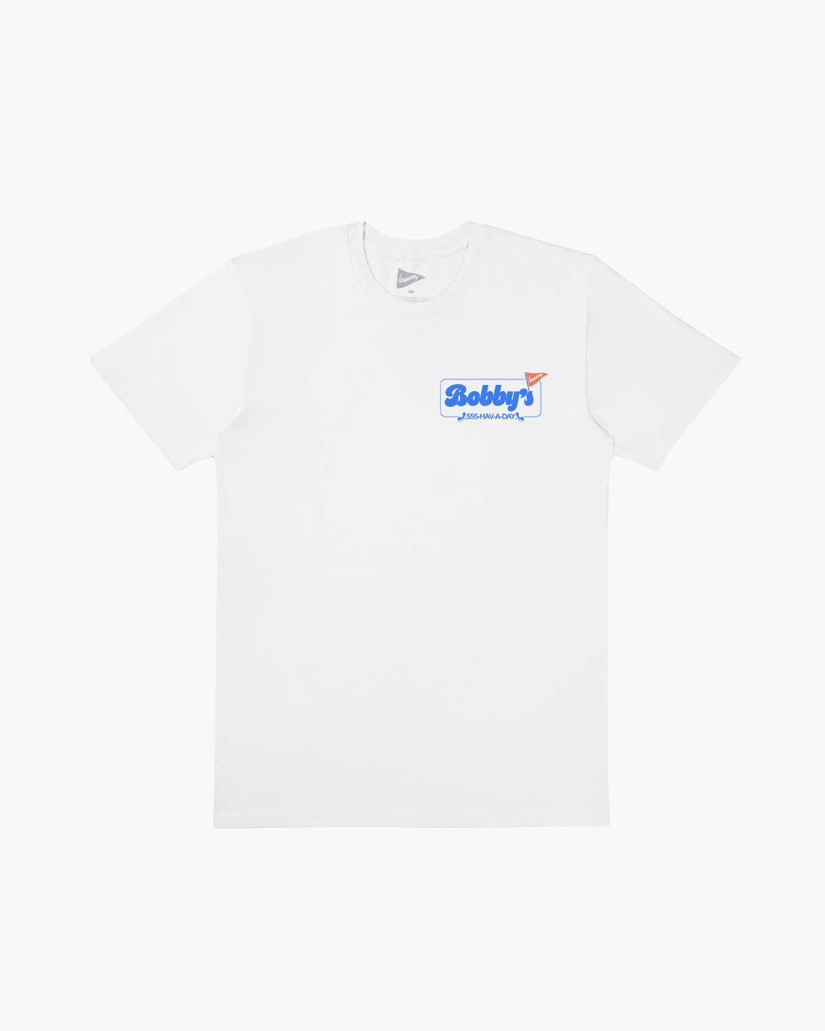 The Bobby's Trattoria Tee White - Breezy Golf